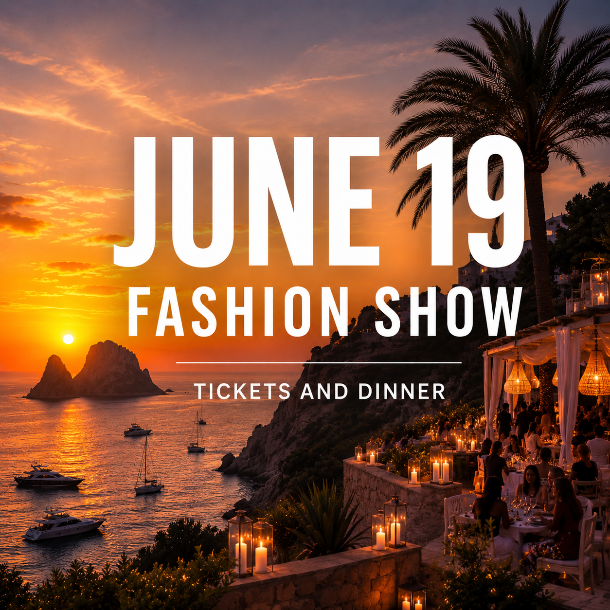 June 19 Fashion Show & Dinner Ticket