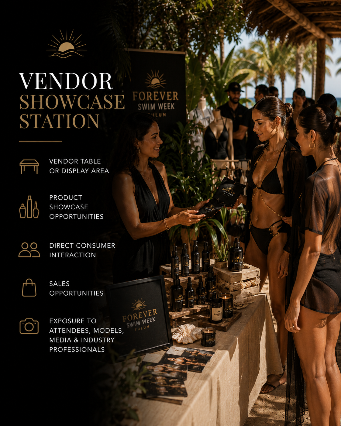 Forever Swim Week Vendor Showcase Station
