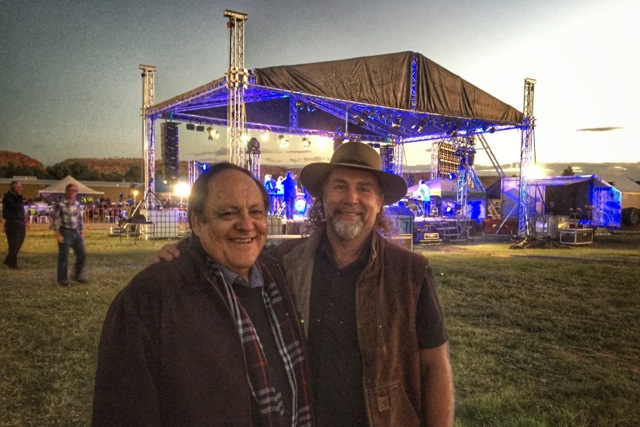 Pictured: Rev. Bill Newman with Steve at the Reality 2016 Alice Springs event.