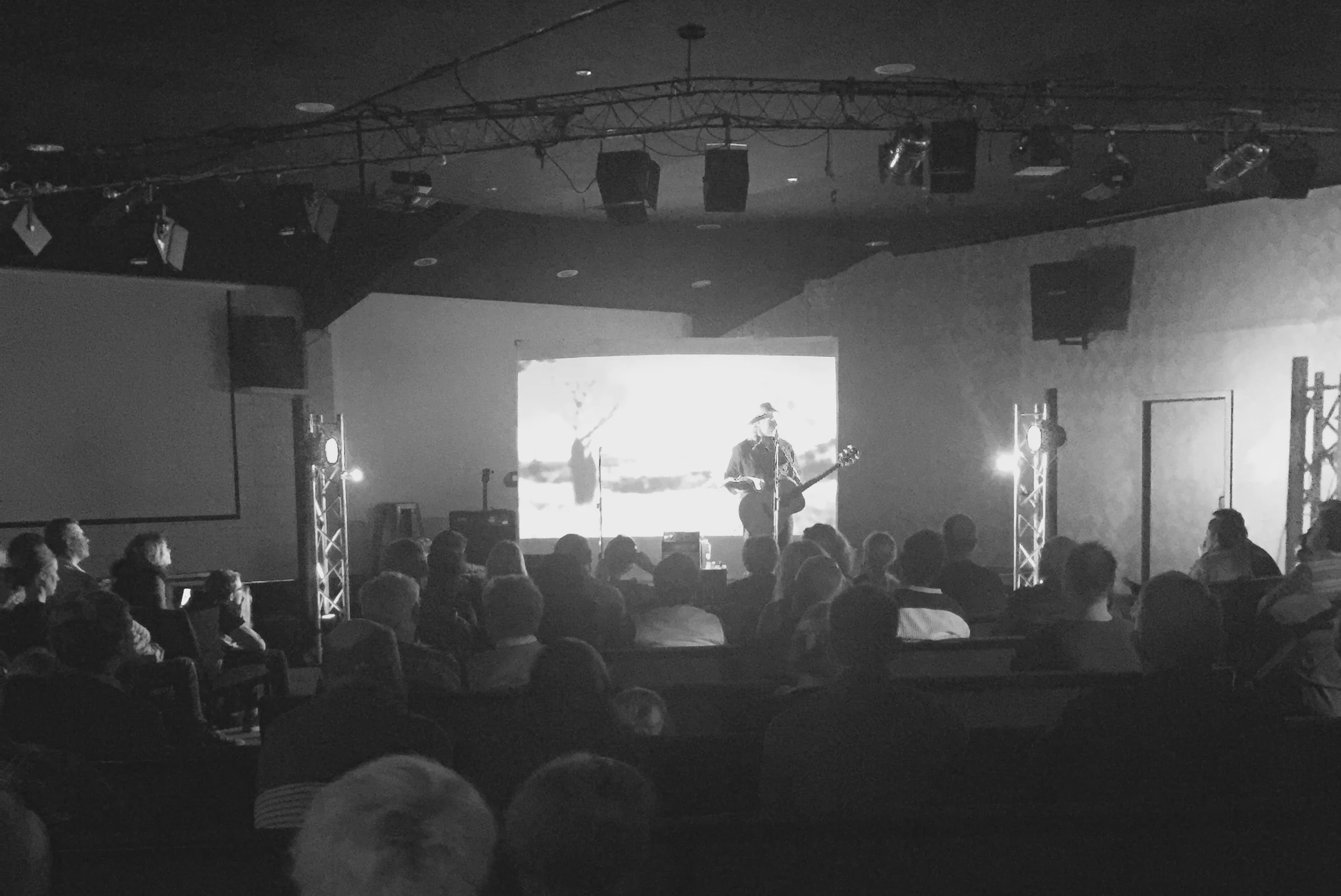 Pictured: An impromptu concert at the Namoi Christian Fellowship in Narrabri last week.