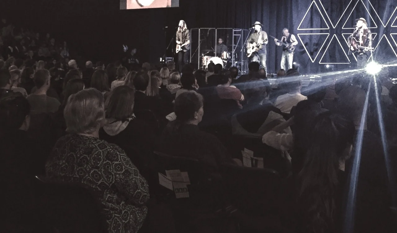 Pictured: Live in concert at Hope Centre, Brisbane.