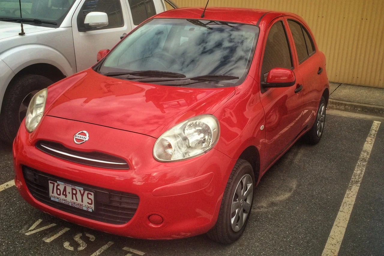 Pictured: The little miracle car donated last week.