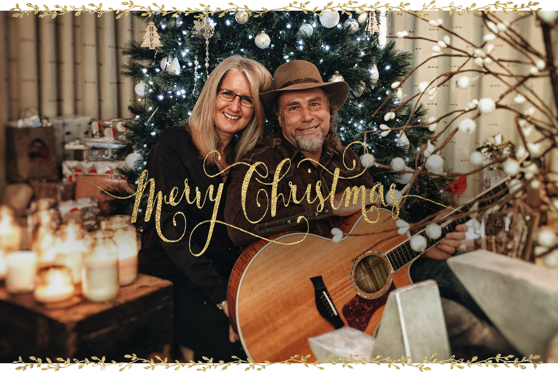 Steve and Kerrie at home...