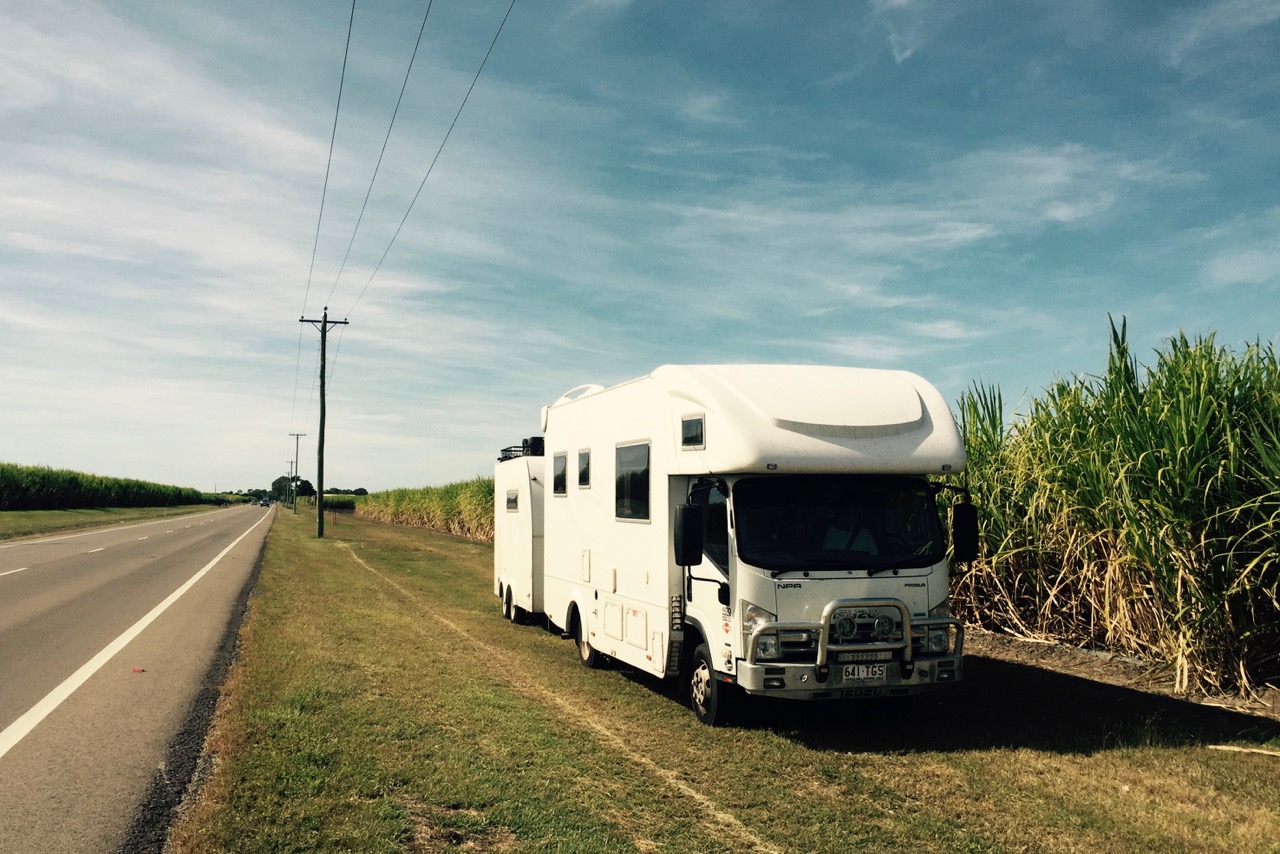 Pictured: Deep into North Queensland ‘Cowboys’ country and land of sugarcane. 