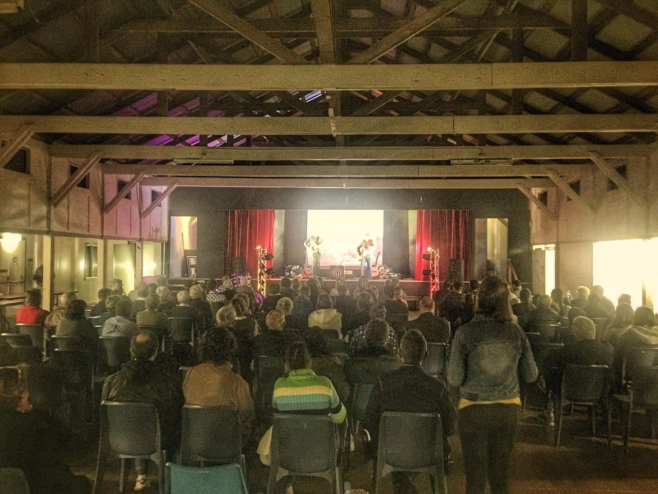 Pictured: Good old fashioned country Gospel music and evangelism in the Tablelands country of North Queensland. Millaa Millaa RSL Hall.