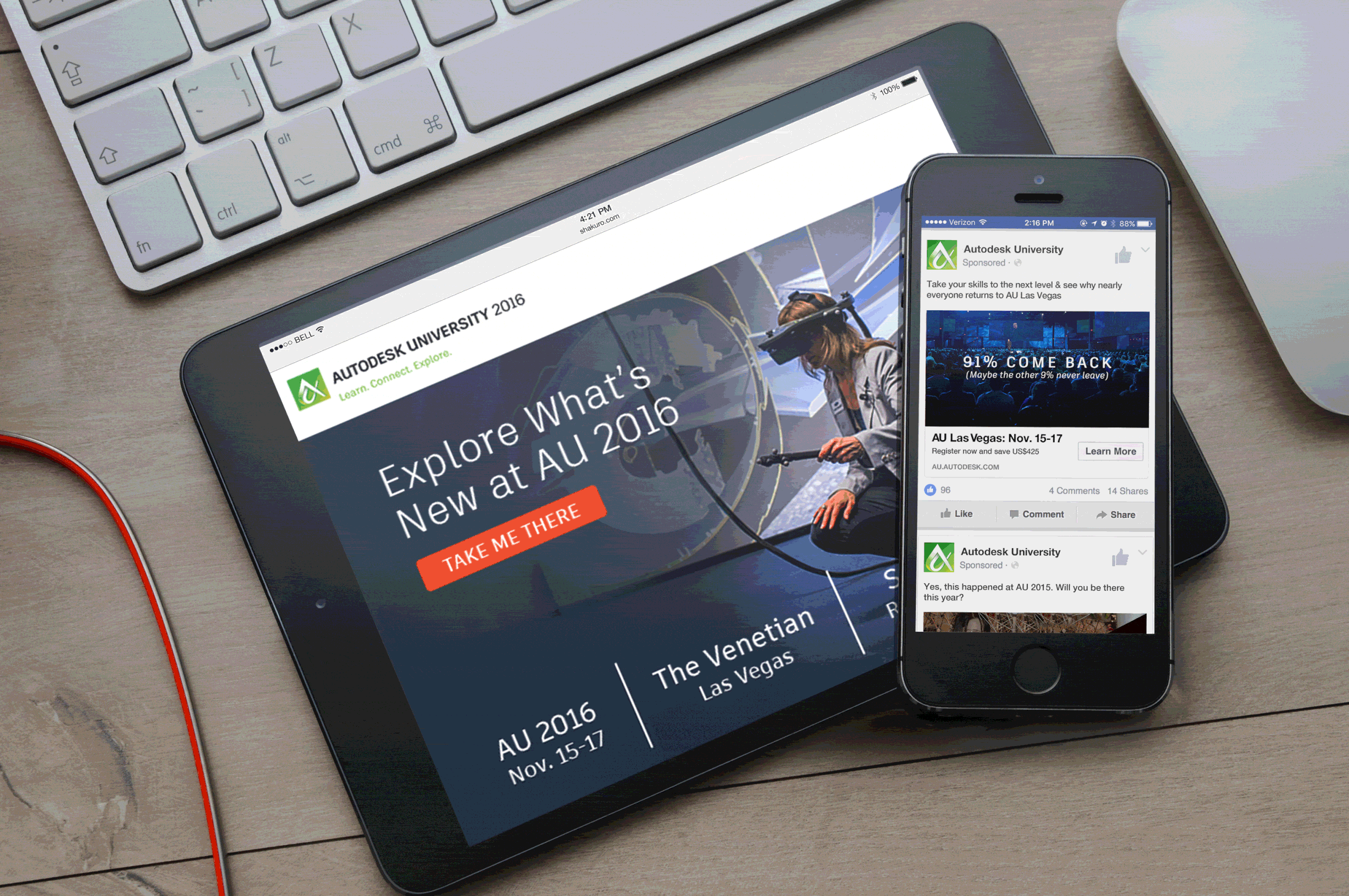 Autodesk Digital: Sophisticated segmentation and tailored messaging powered this user conference campaign and helped to boost attendance to over 10,000 professionals