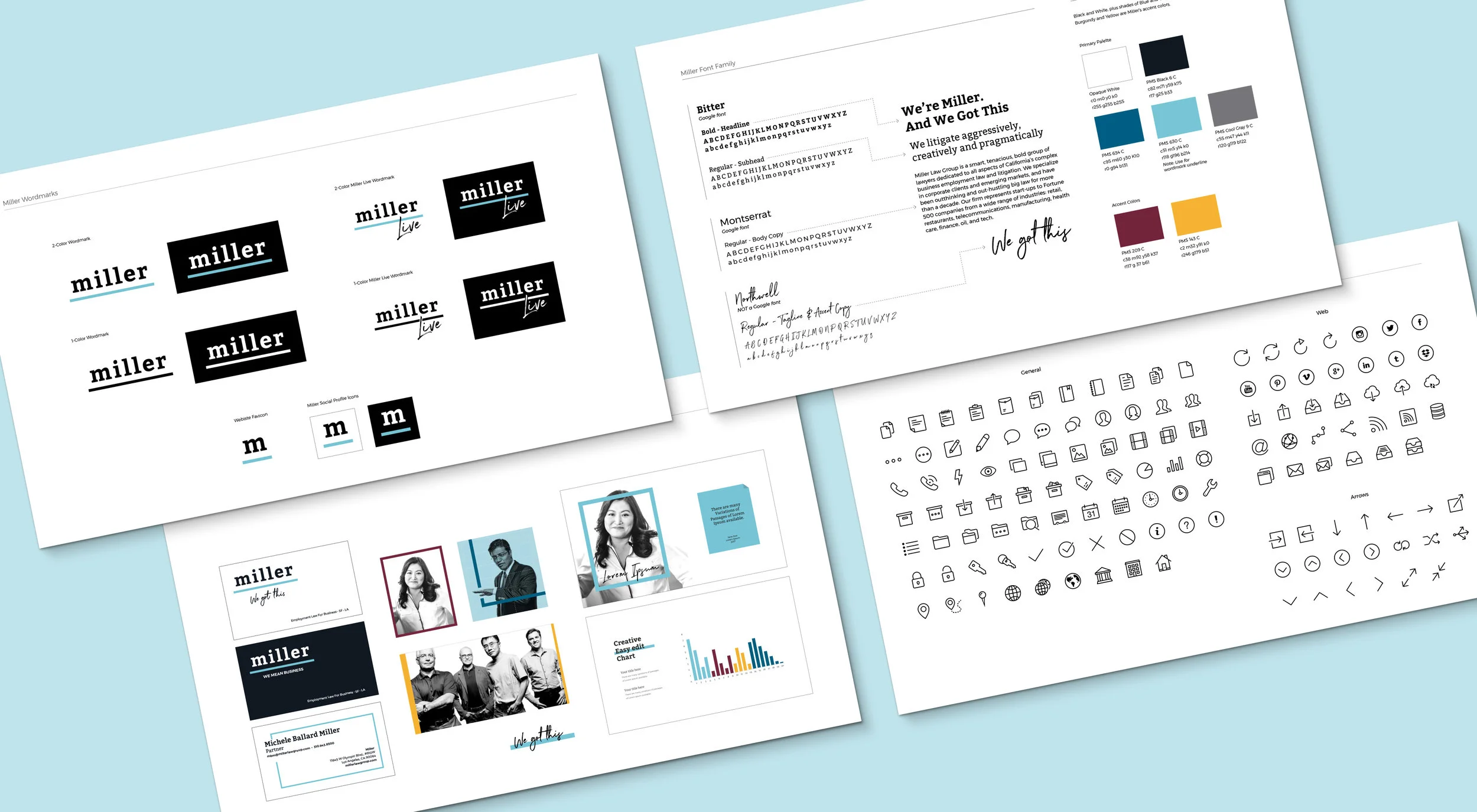 Miller Brand Development: Brand positioning and tone of voice? No problem. Logo and tag line development? We got this. Print and digital design standards? Done and done. In just two months, we helped Miller define and launch their new brand.