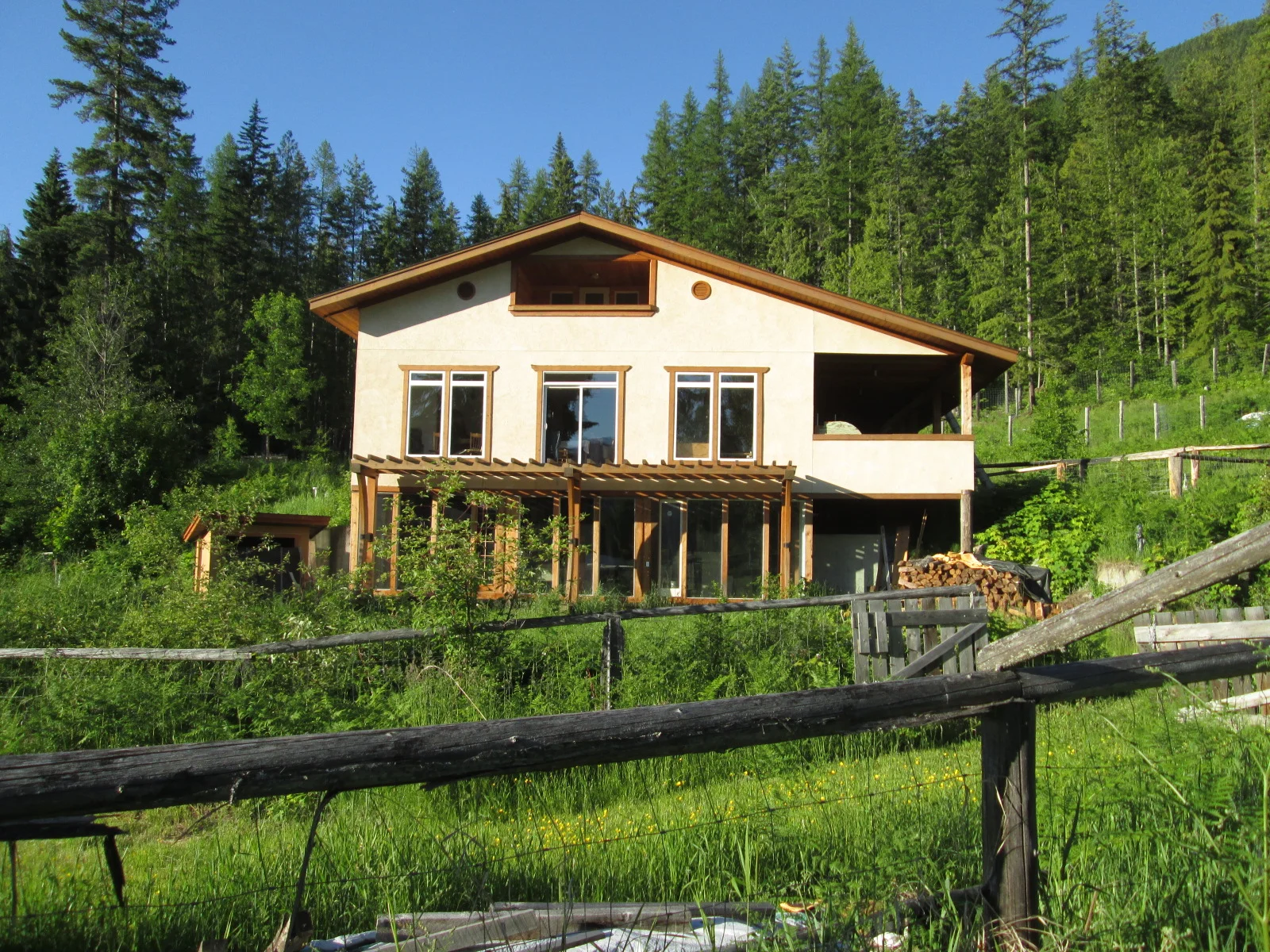 Energy efficient home with great sun exposure and beautiful views.