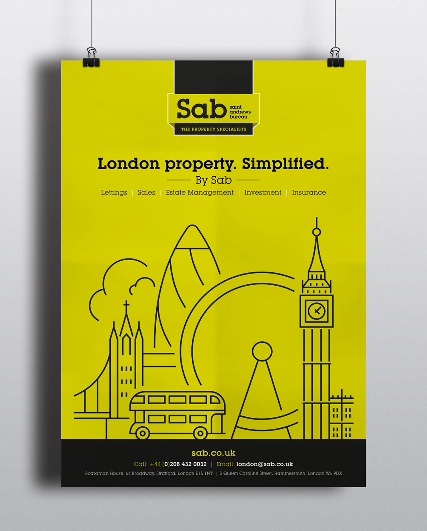 Sab London Advert 1