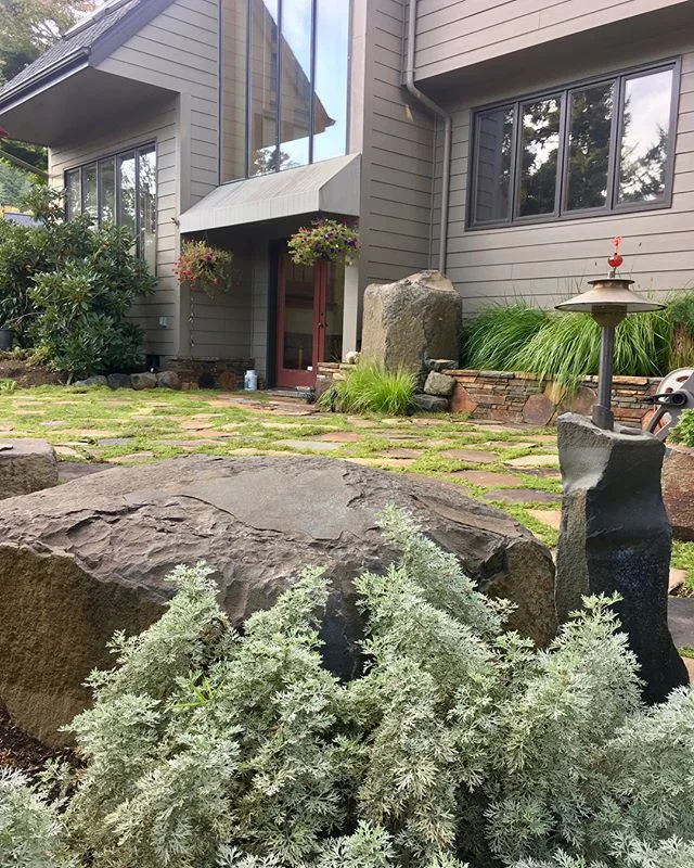 Plants year 1 Sleep; year 2 Creep; year 3 Leap! Solar Heights landscape entering its 3rd year of growth. 🌲🌲🌲Thanks to all the UO students who have helped me keep this garden maintained! I designed this while in grad school and it was one of my fir
