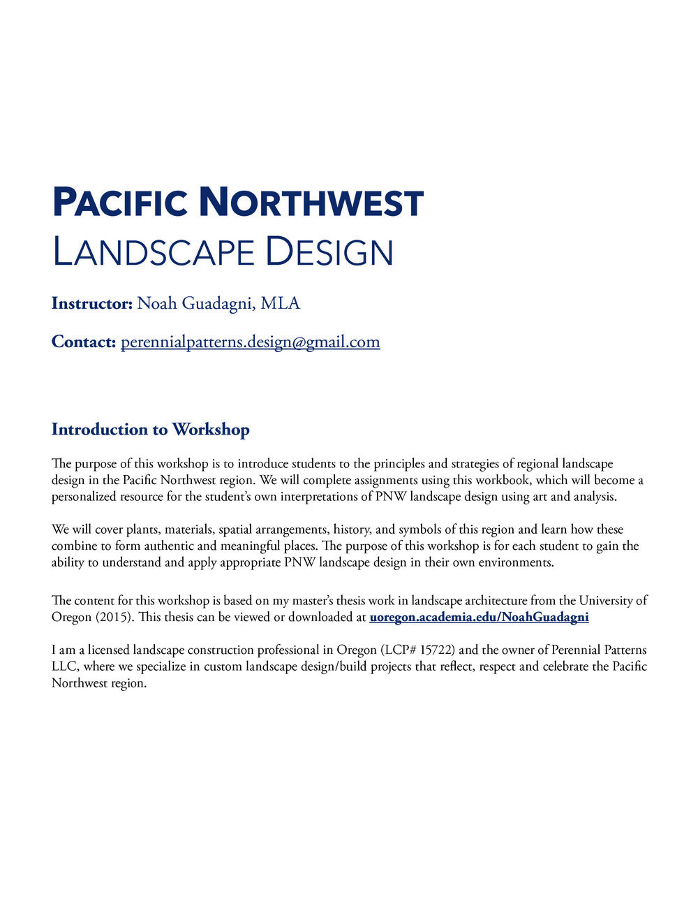 Landscape Design Course 12 Ceu, Oregon Landscape Contractors Board Continuing Education