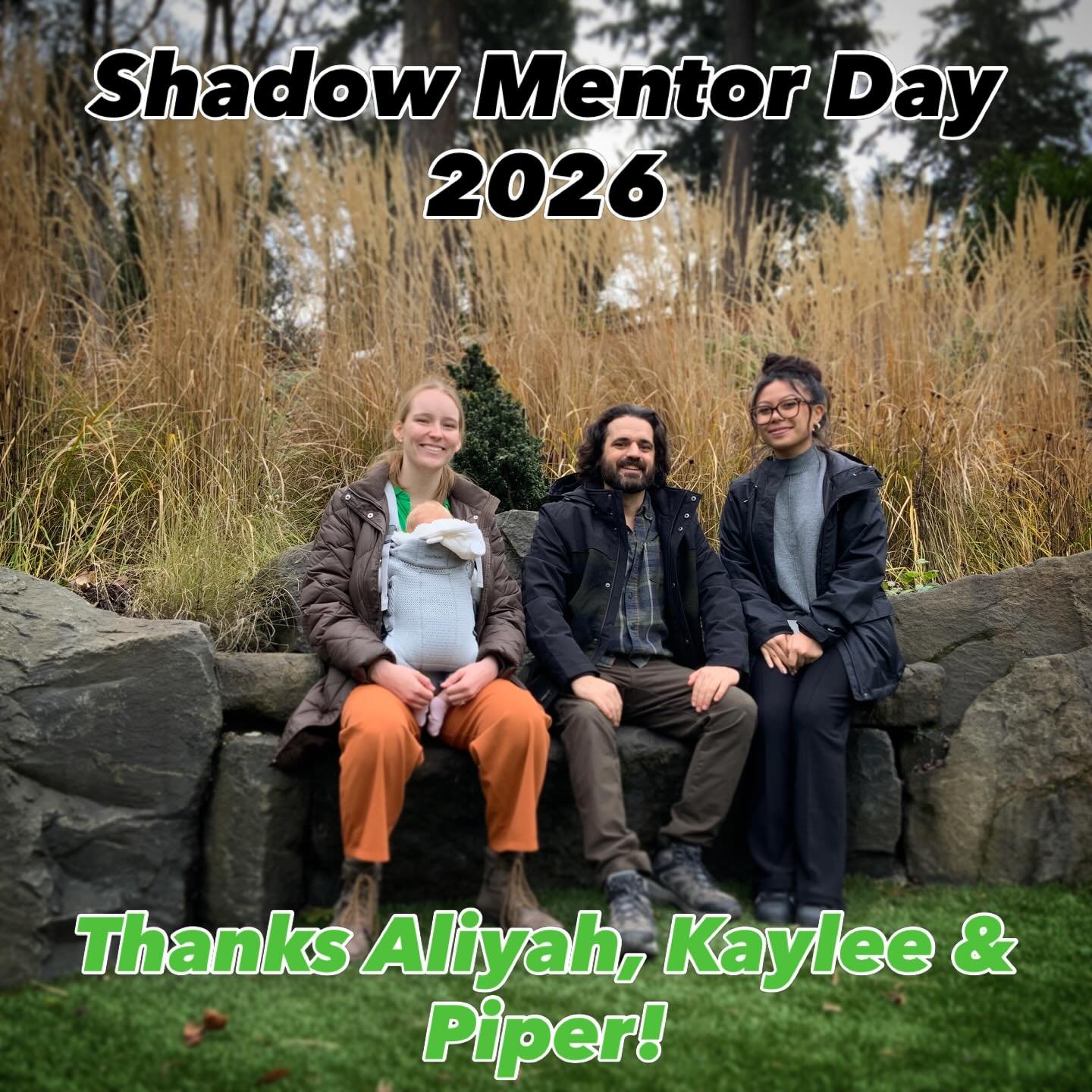 Thanks to my 2026 Shadow Mentees: Aliyah, Kaylee and little Piper. We checked out some of my landscape projects and talked about the landscape architecture program at UO and career paths within landscape design. The future is bright!! #uo #uolandarch