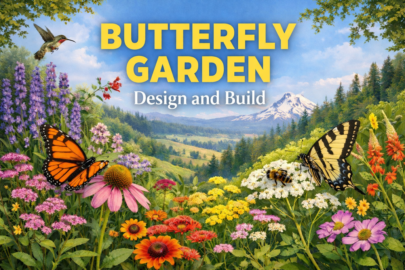 Butterfly Garden Design & Build : 4 CEH Continuing Education Credits for Licensed Oregon Landscape Contractors