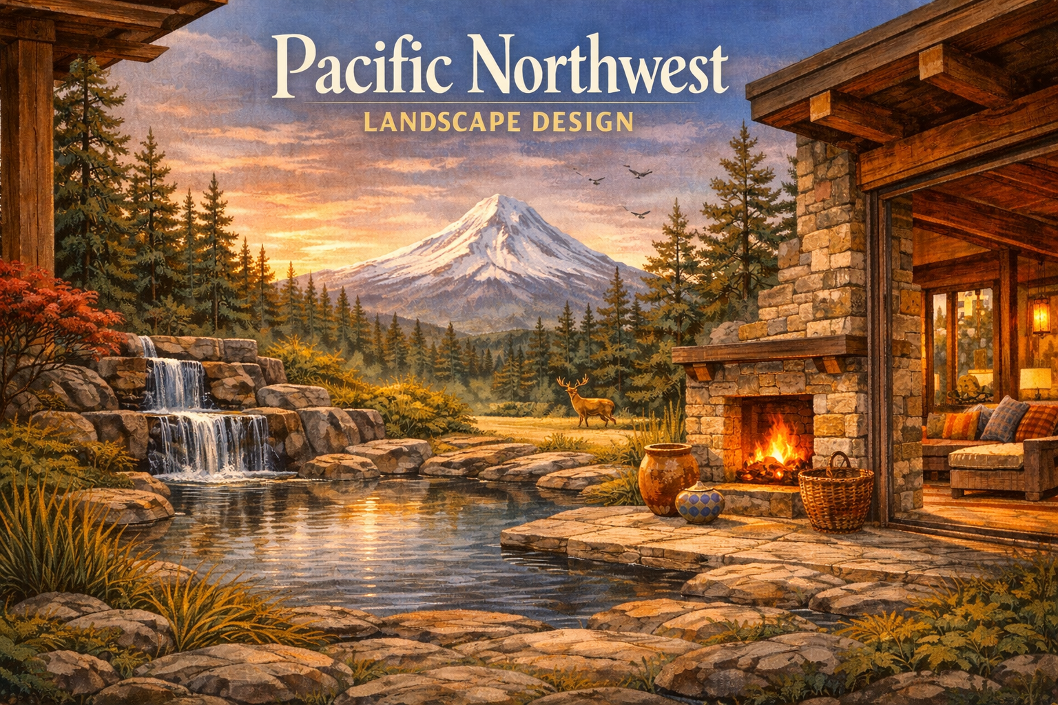 Online Continuing Education Course PNW Cascadian Style Landscape Design Theory