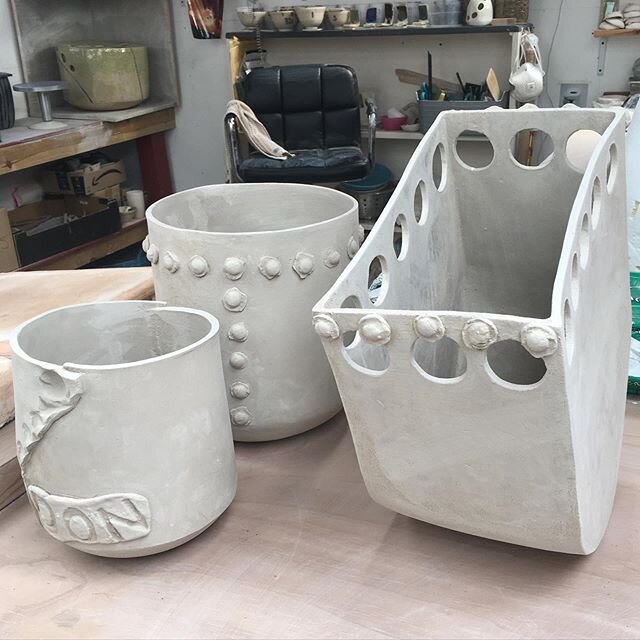 Ready for the next bisque firing. I&rsquo;m really enjoying playing and developing my&rsquo; buoys&rsquo;. They are a part of Ramsgate&rsquo;s maritime heritage and informing new &lsquo;markers&rsquo;, marking a time,  place or event special to you. 