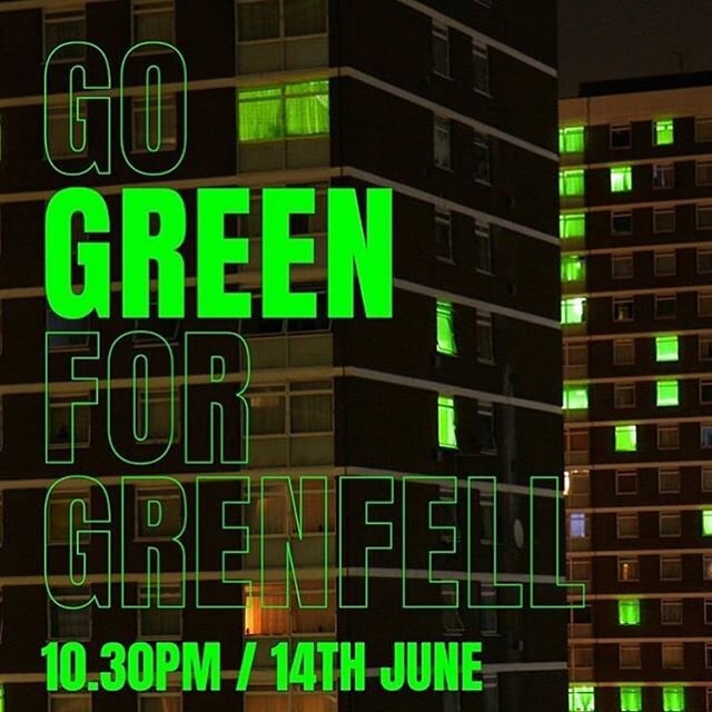 We will not forget. We all want justice #justiceforgrenfell 
Please share this message and follow @grenfell_united #gogreenforgrenfell