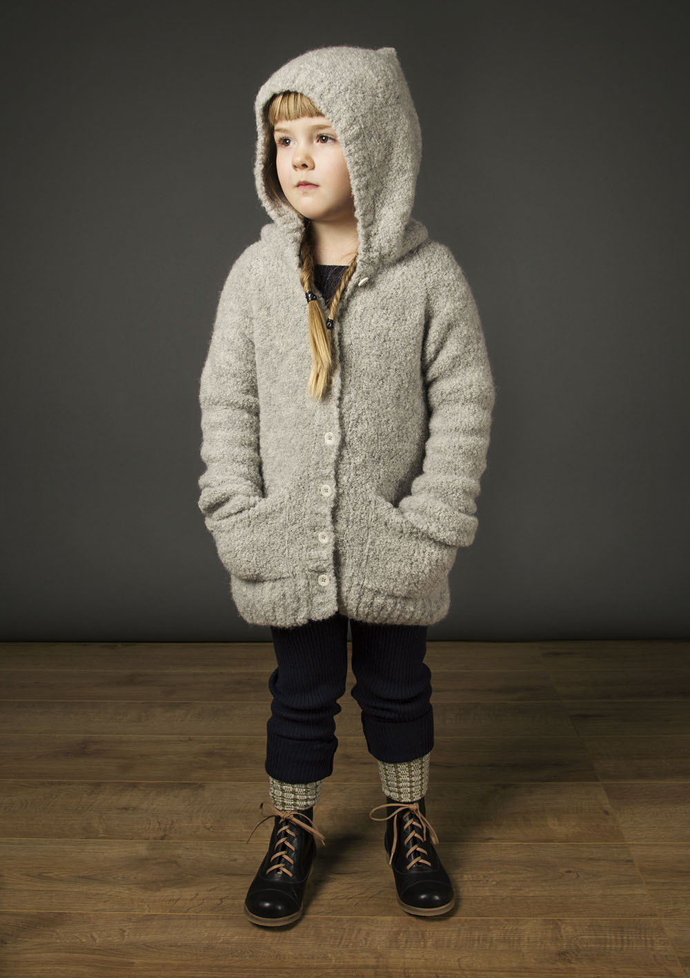 WEB - SHEARLING HODDED CARDIGAN - WARM GREY - SYLFAEN SKINNY LEGS - SOFT NAVY - TEIFI SOCKS - OLIVE-IVORY .jpg