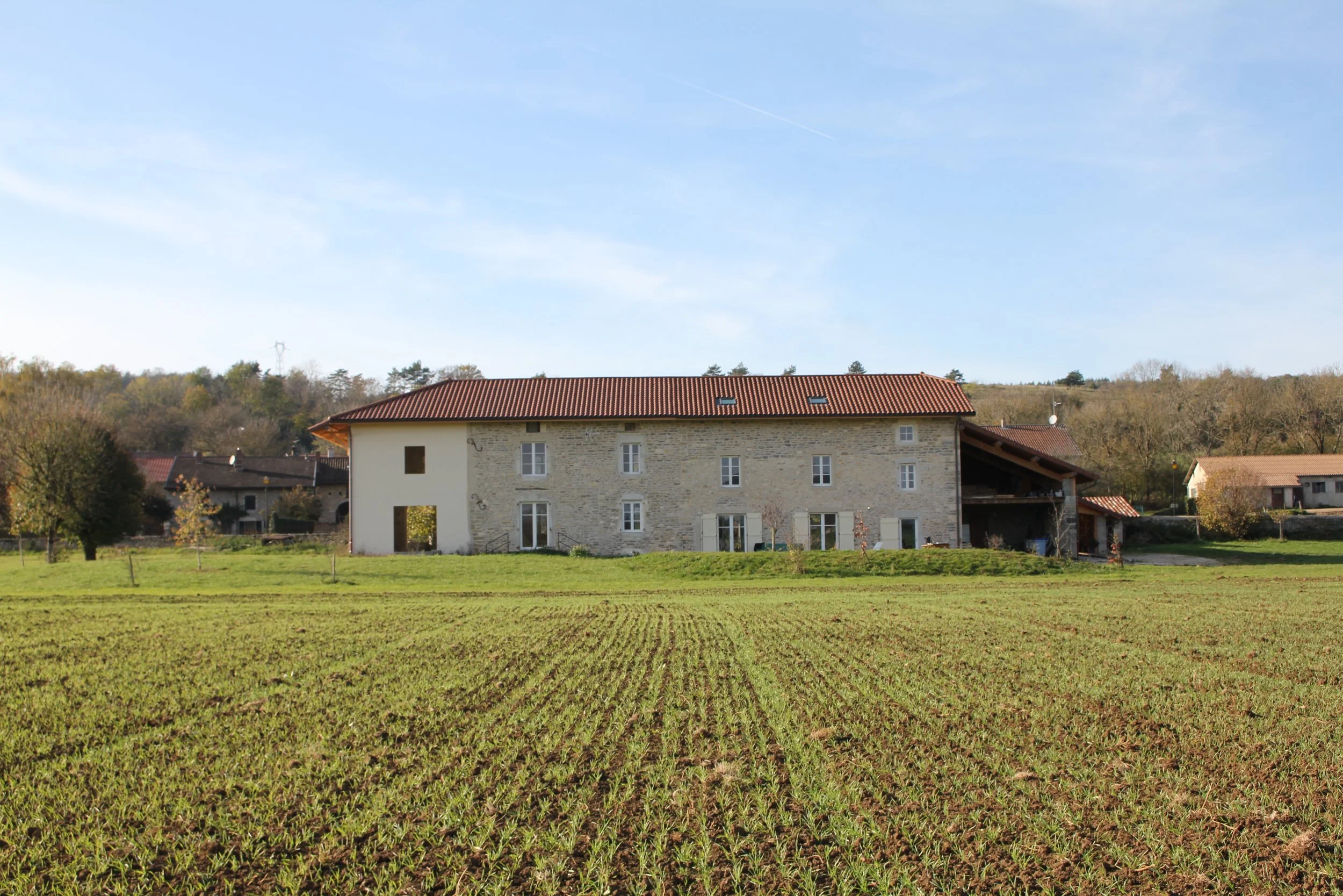 Our ecological camp base for the workshop (old farm converted into a group lodging)