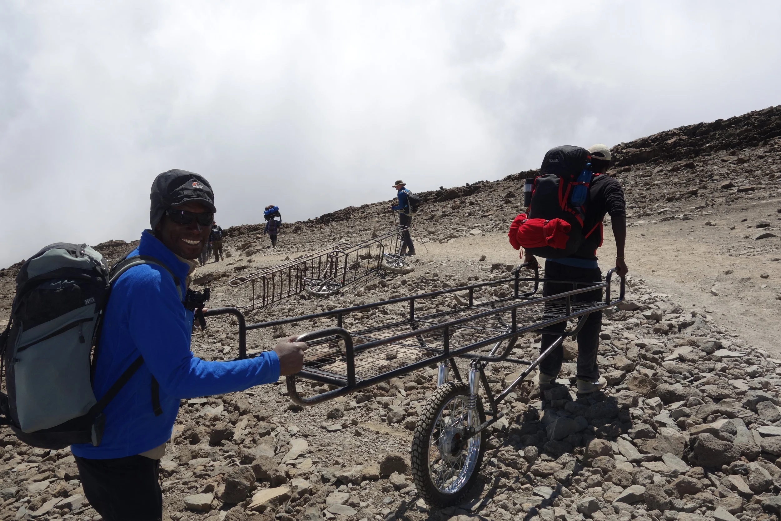 Provisions for medical evacuation when trekking on Kilimanjaro 