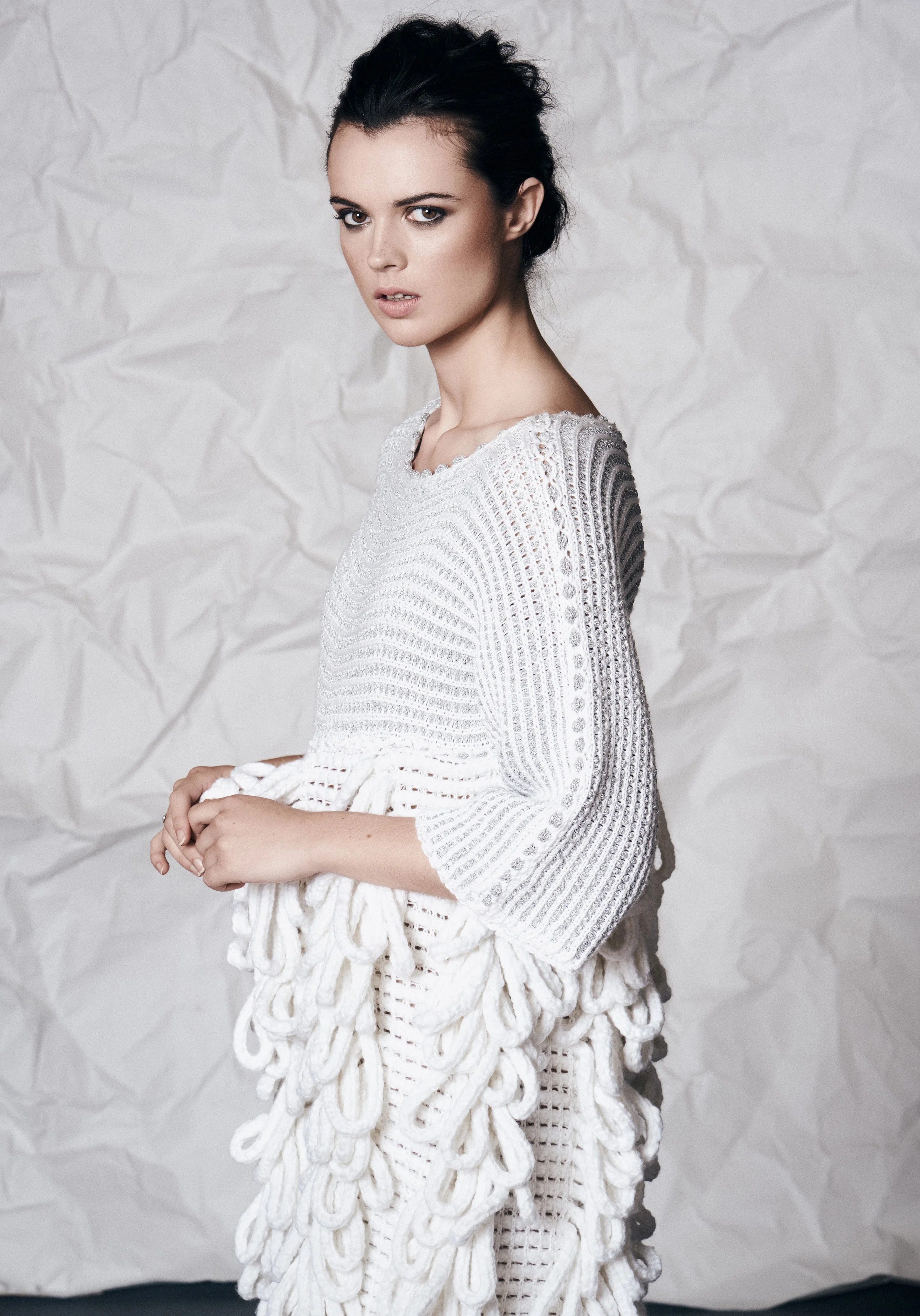 Irish Renaissance Shoot Photographer: Brian McNamara Stylist: Sinead O'Reilly MUA: Lisa Redmond Hair Stylist: Michelle O'Halloran Model, Clare Mc, 1st Options.