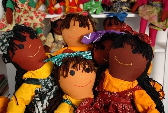 Sugarfoots Dolls are handcrafted in celebrated shades of...