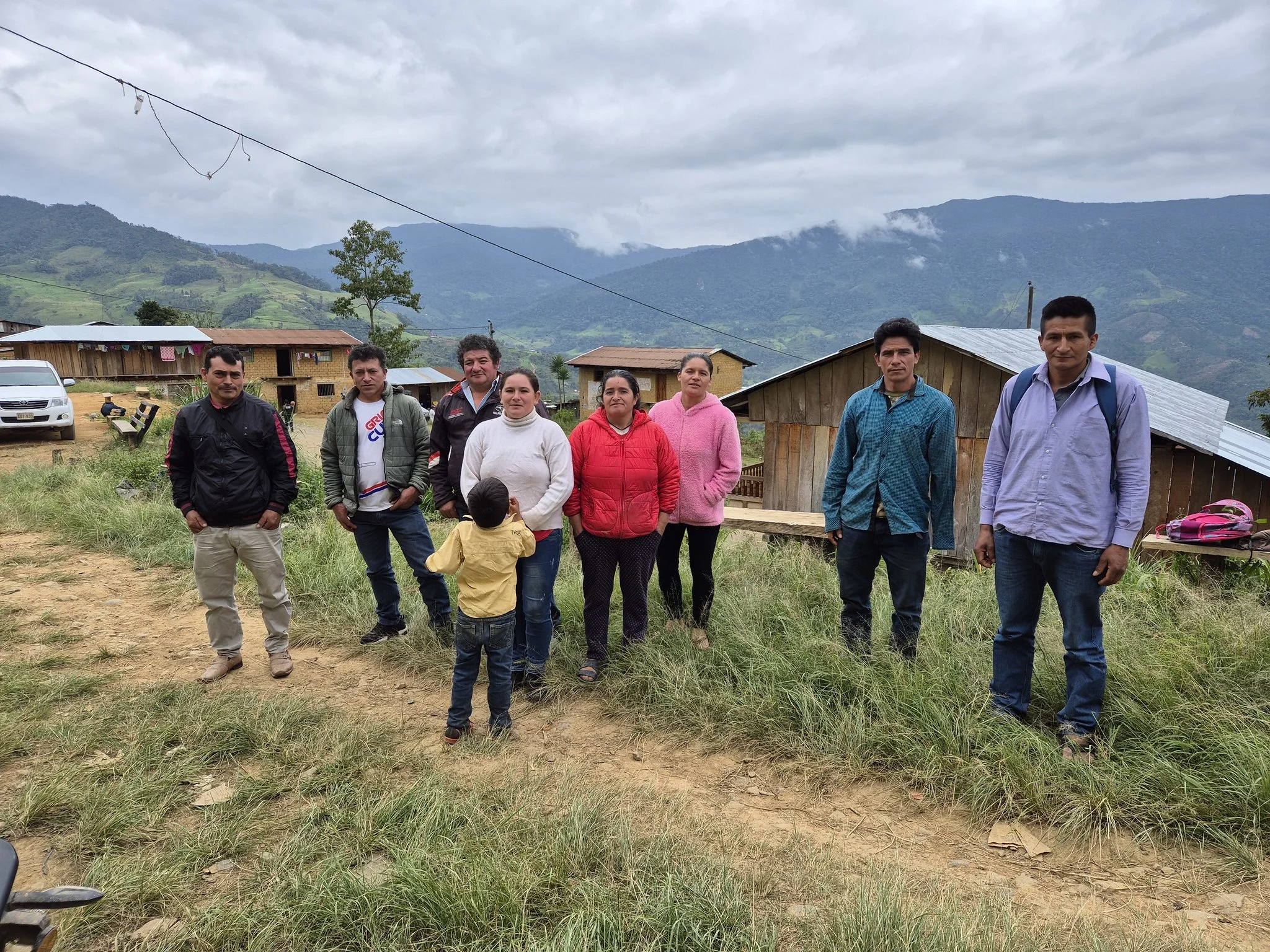 Rioja Family members, Emma in red jacket.jpg