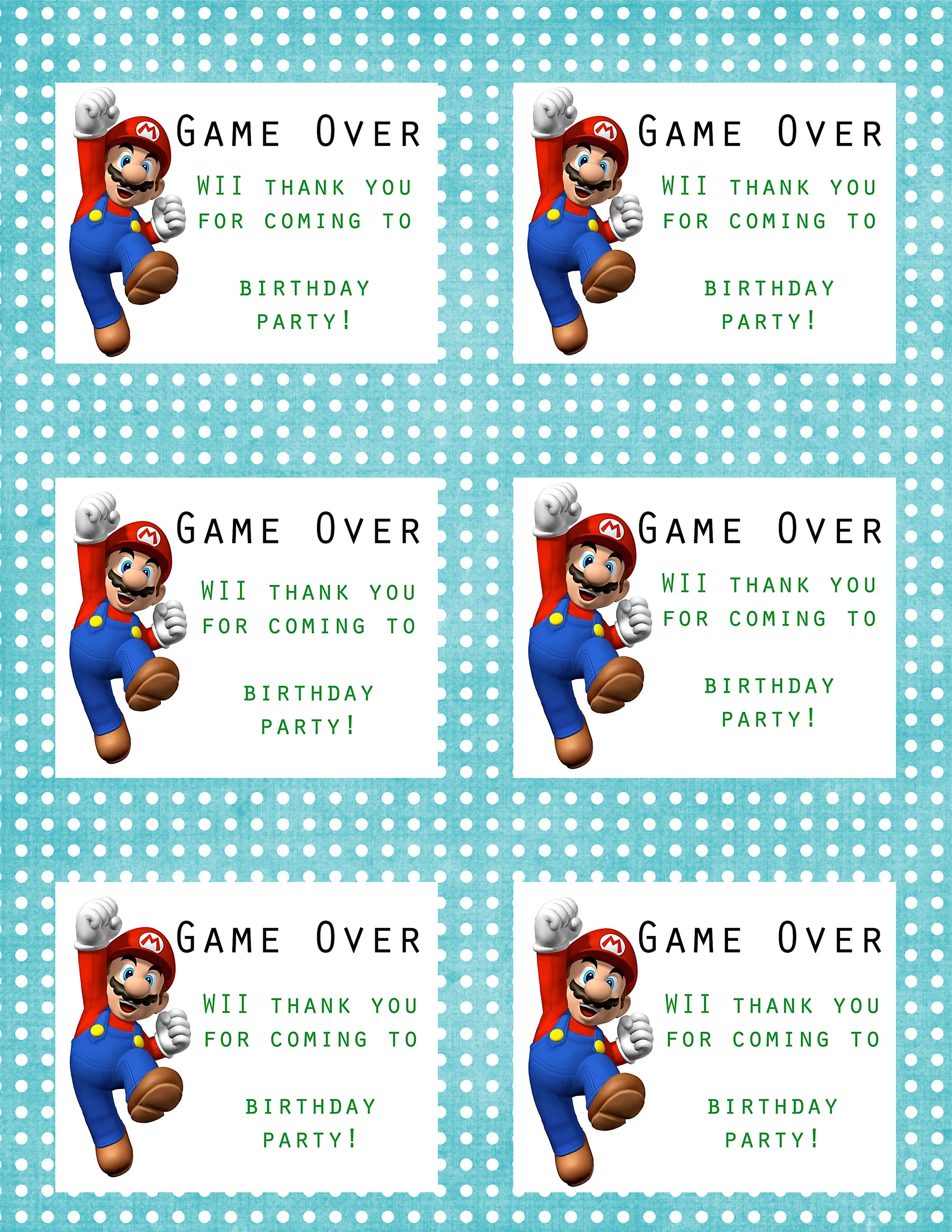 THE Mario party...