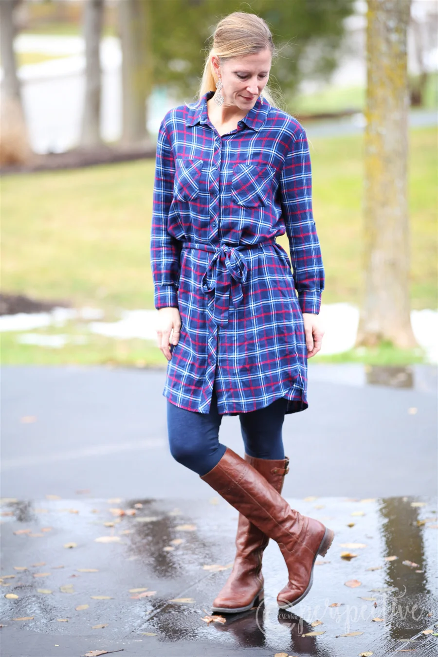 Plaid Dress