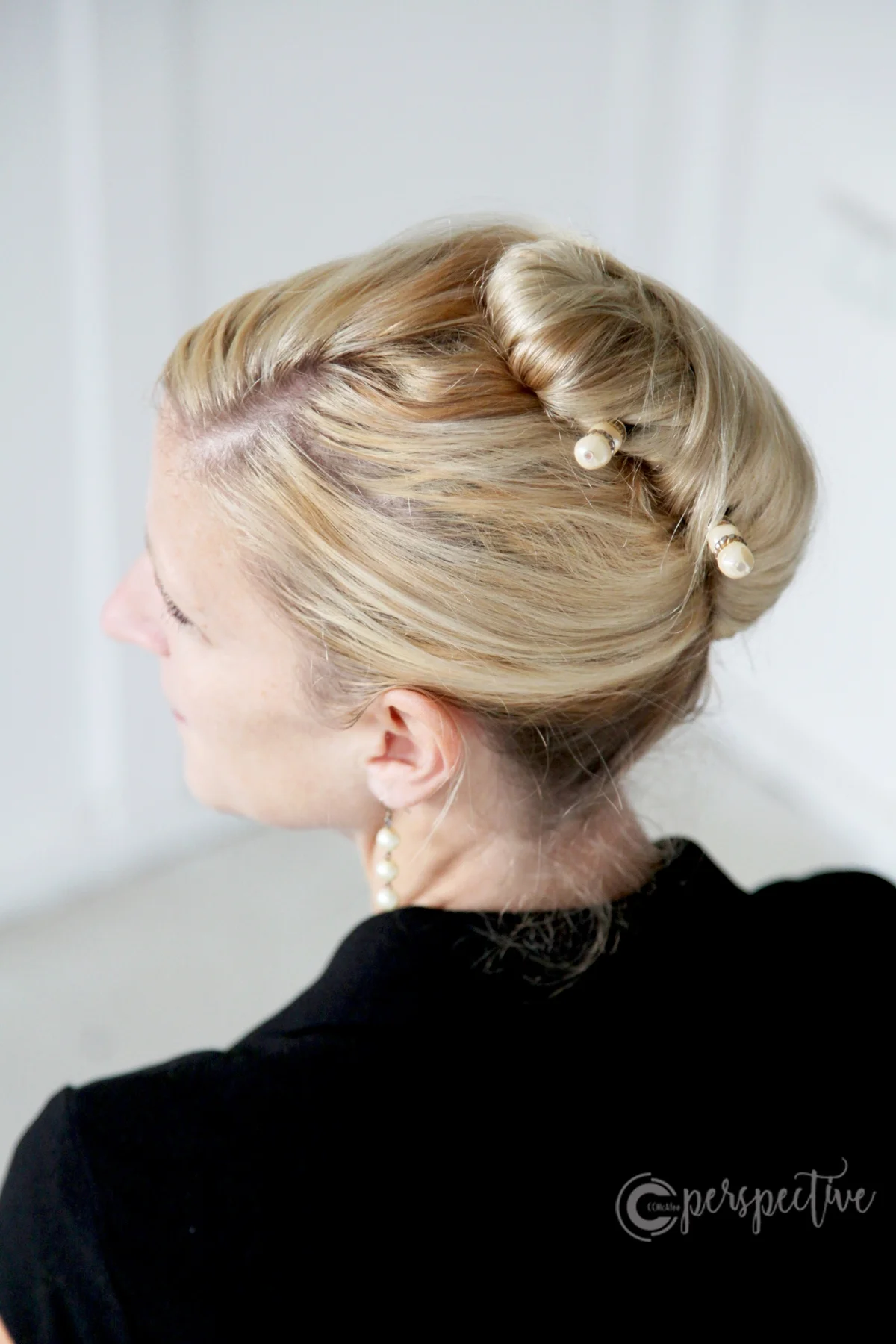 Perspective By Ccmcafee French Twist Up Do Hair Tutorial Wearing