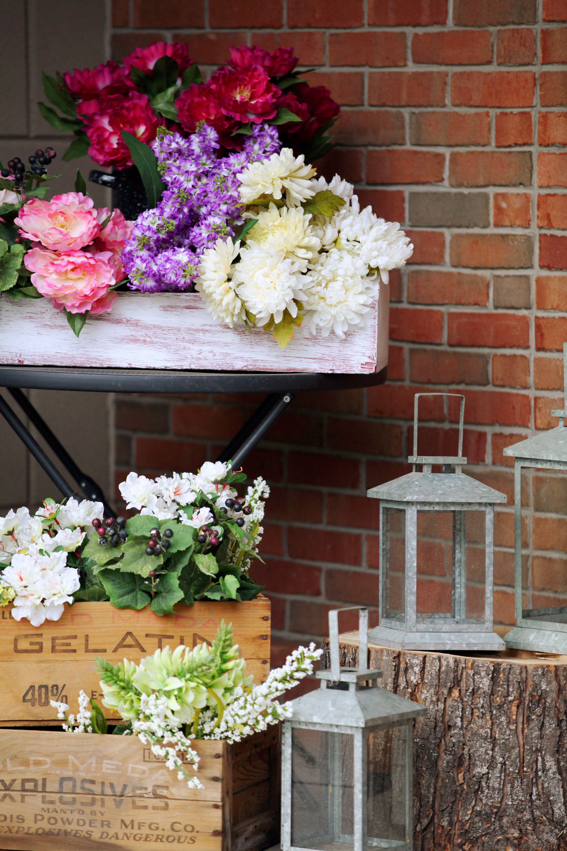 Using Artificial Flowers Outdoors