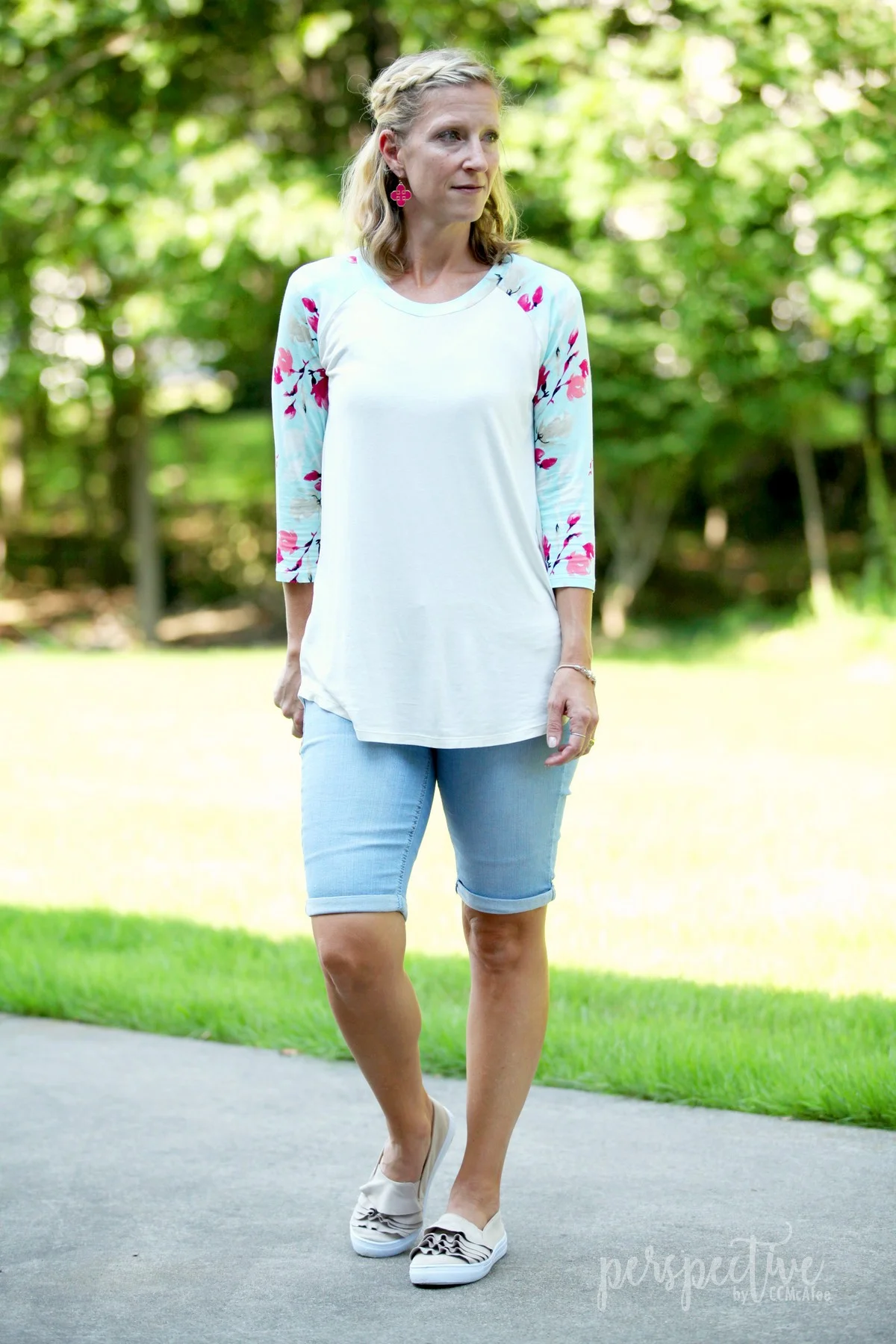 Ruffle Sneaks and Flowers
