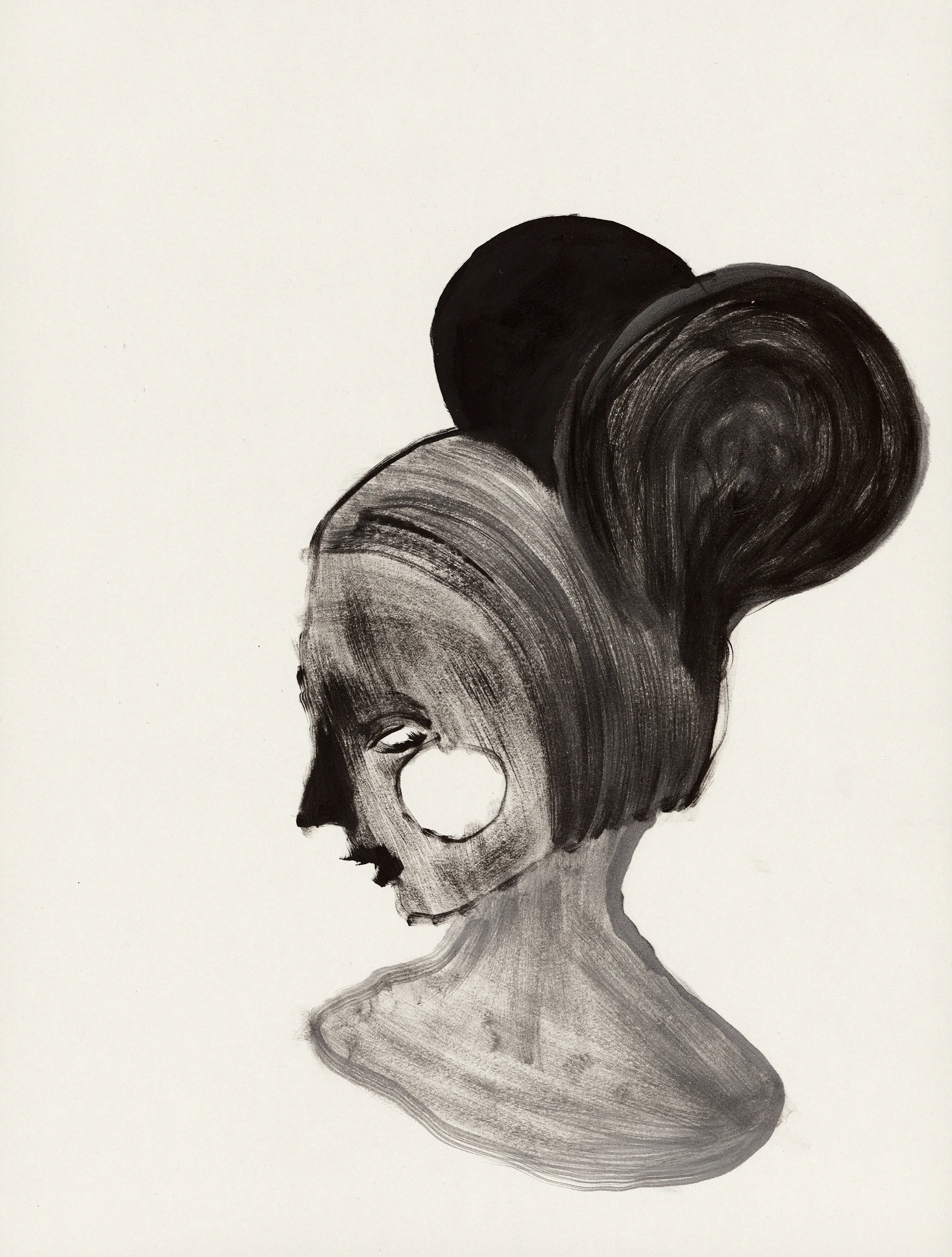 Untitled / 2010 (from the serie) oilcolor on paper 30 x 40cm
