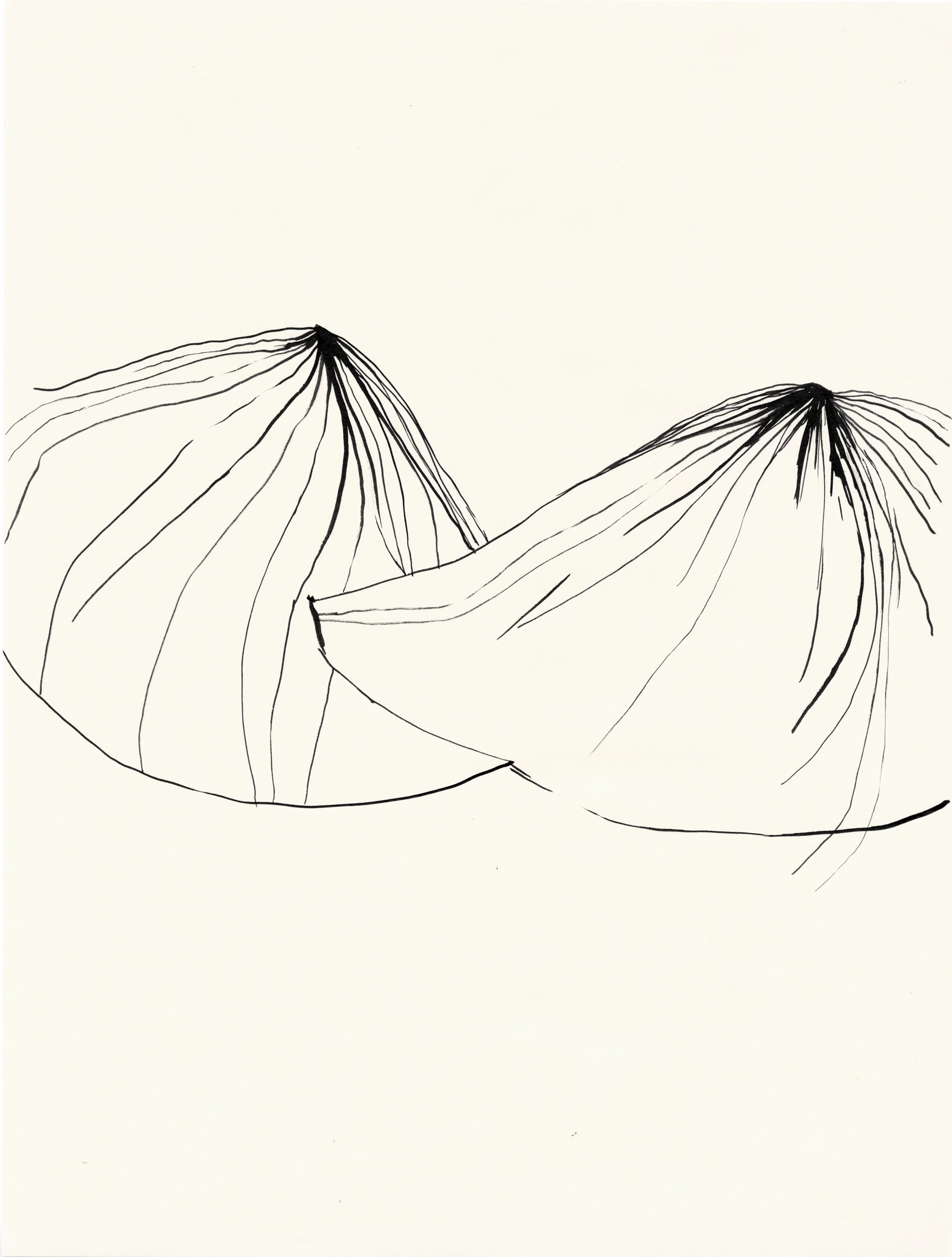 Untitled / 2013 (from the serie "Volcano") chinese ink on paper 30 x 40cm