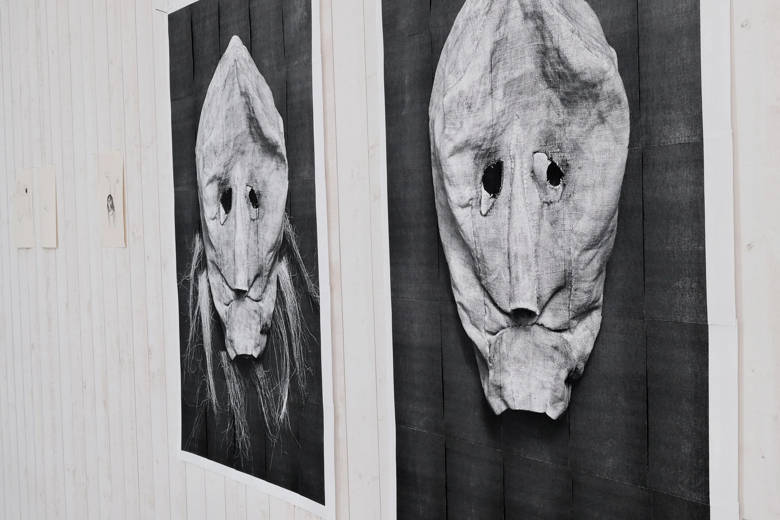  aus der Serie   Kaum einer wird sich noch erinnern  2019 /  Laserdrucke, zuseammangeklebt 