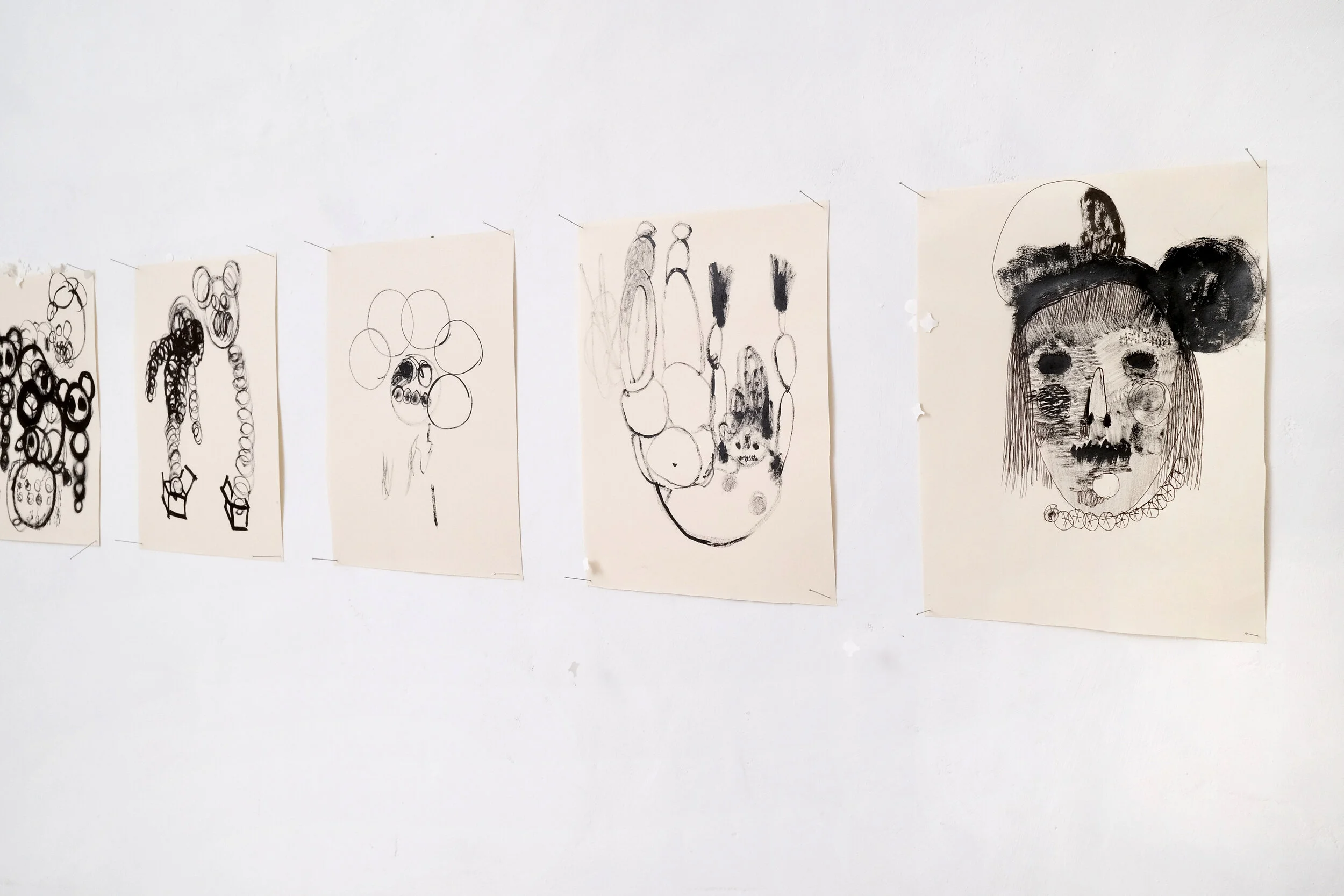  Zeichnungen 2009 / Tinte auf Papier 