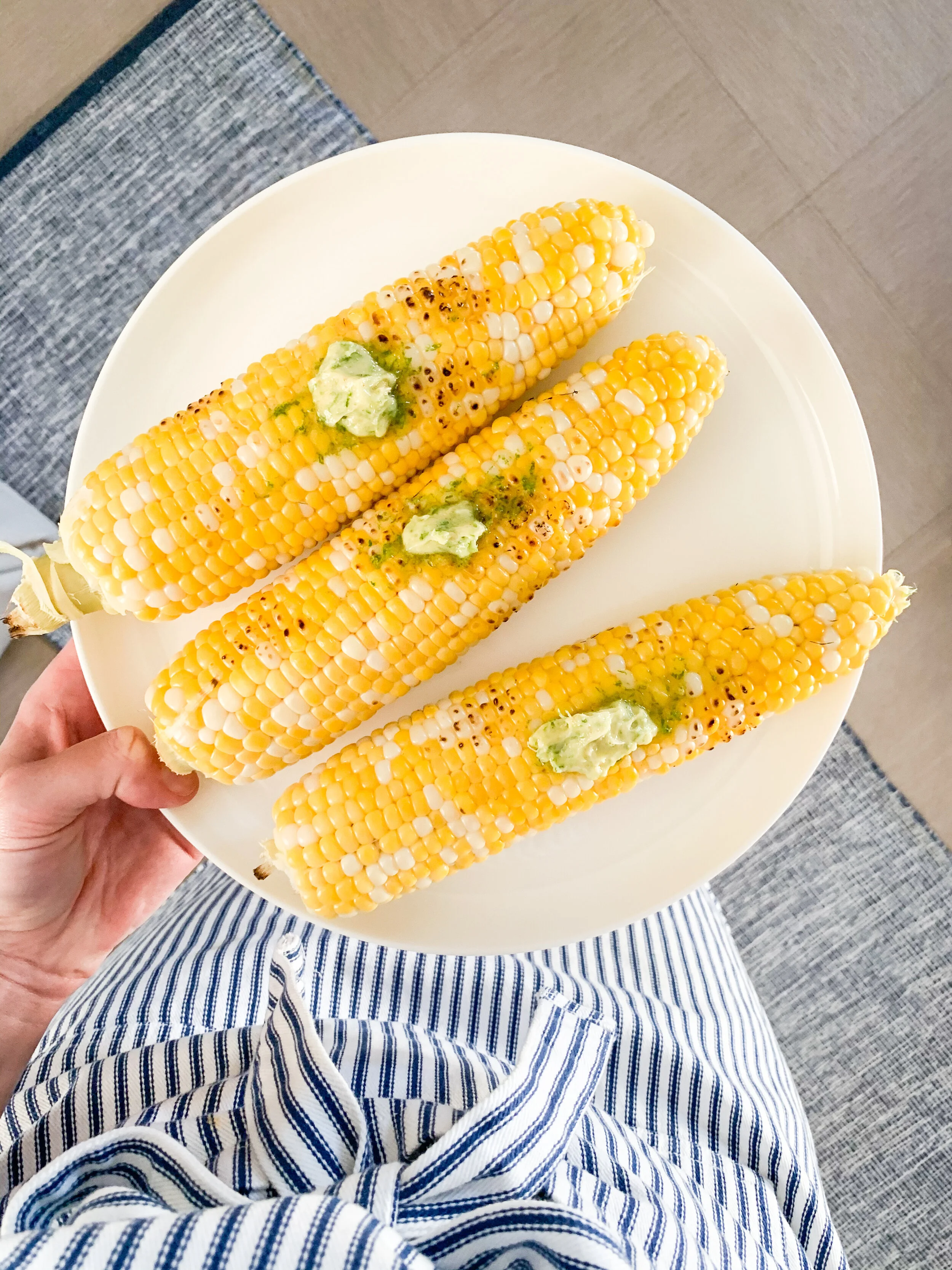 Grilled Corn with Spicy Lime Butter