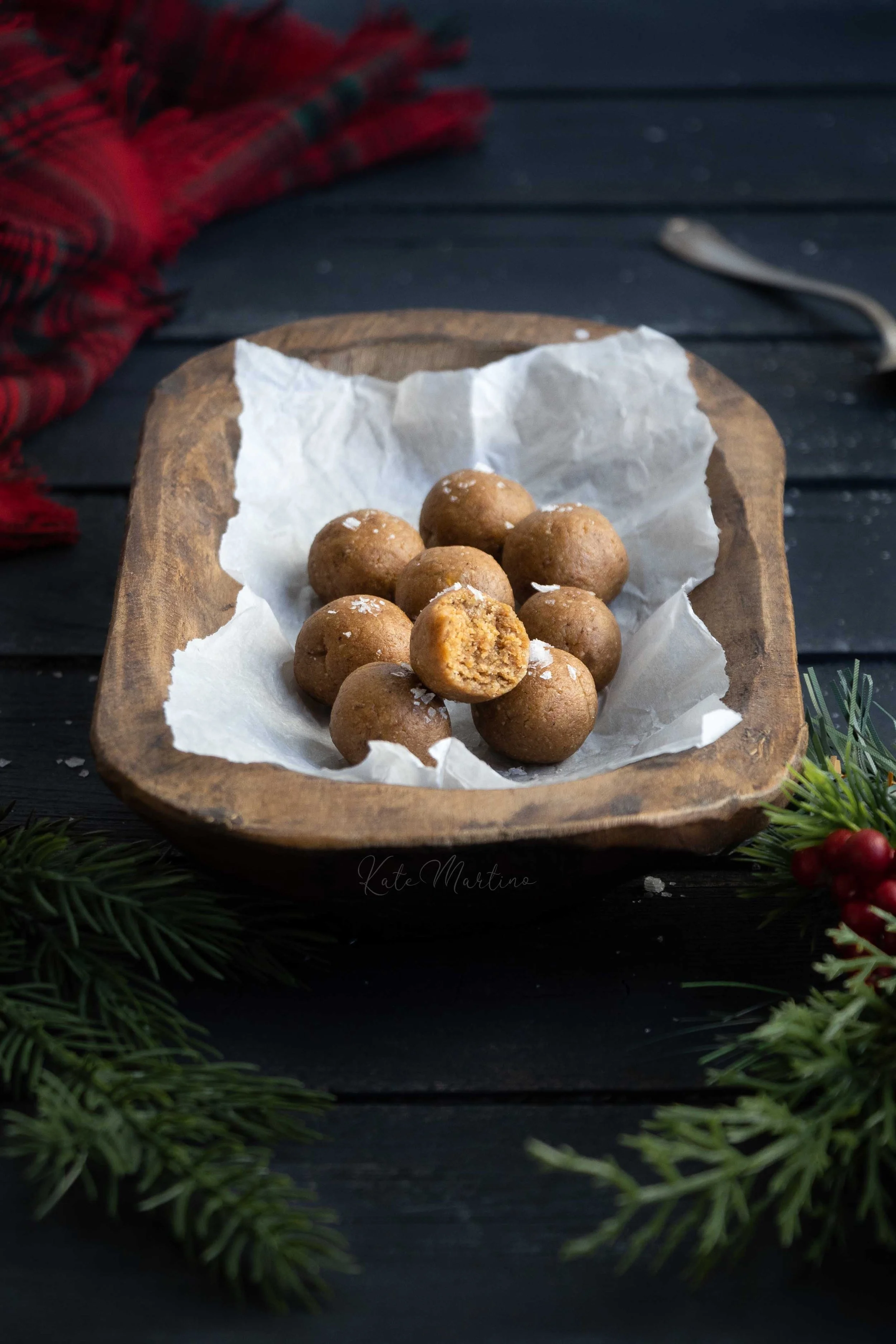 Chewy Gingerbread No Bake Balls — Kate Martino