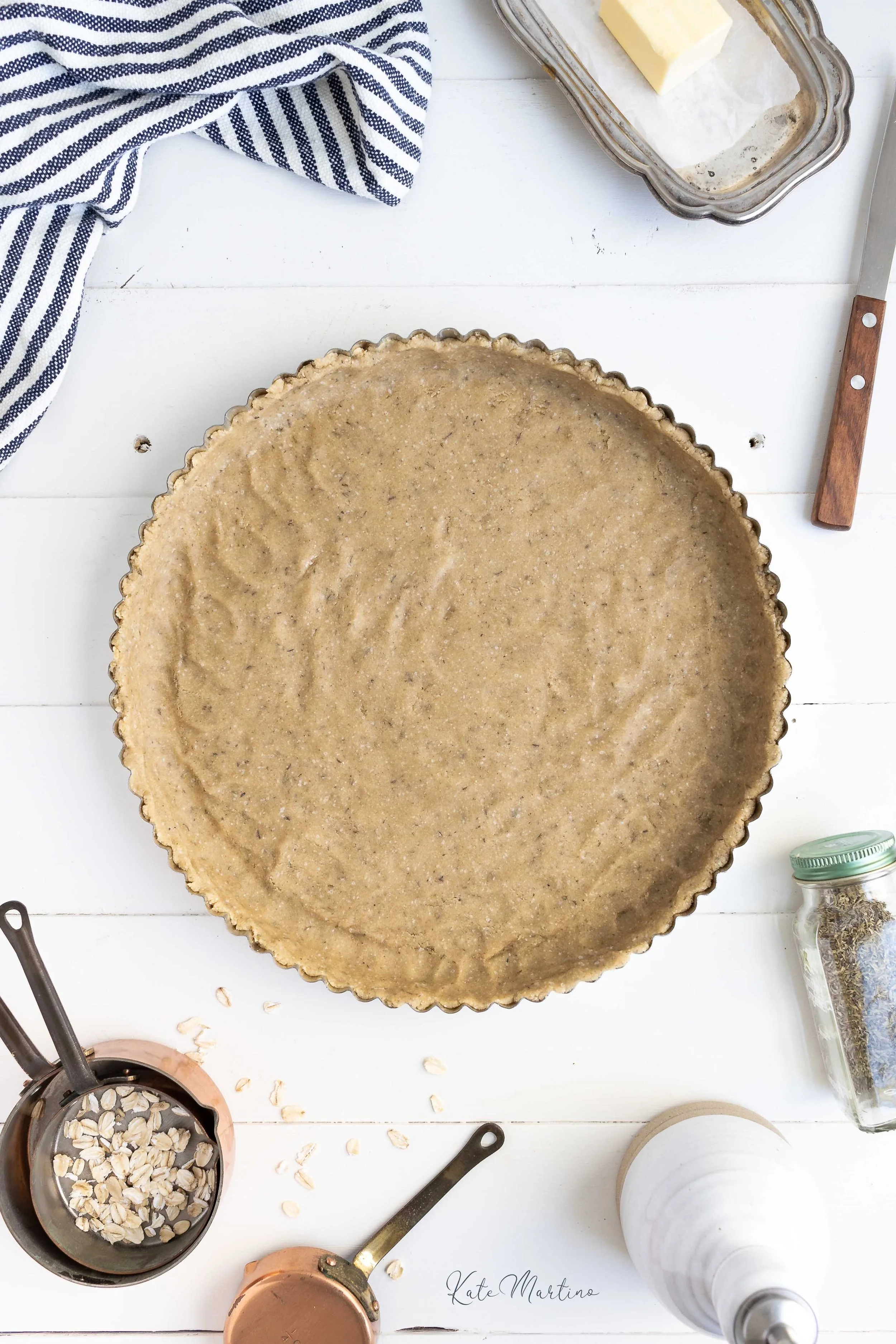 Savory Oat Flour Pie Dough — Kate Martino