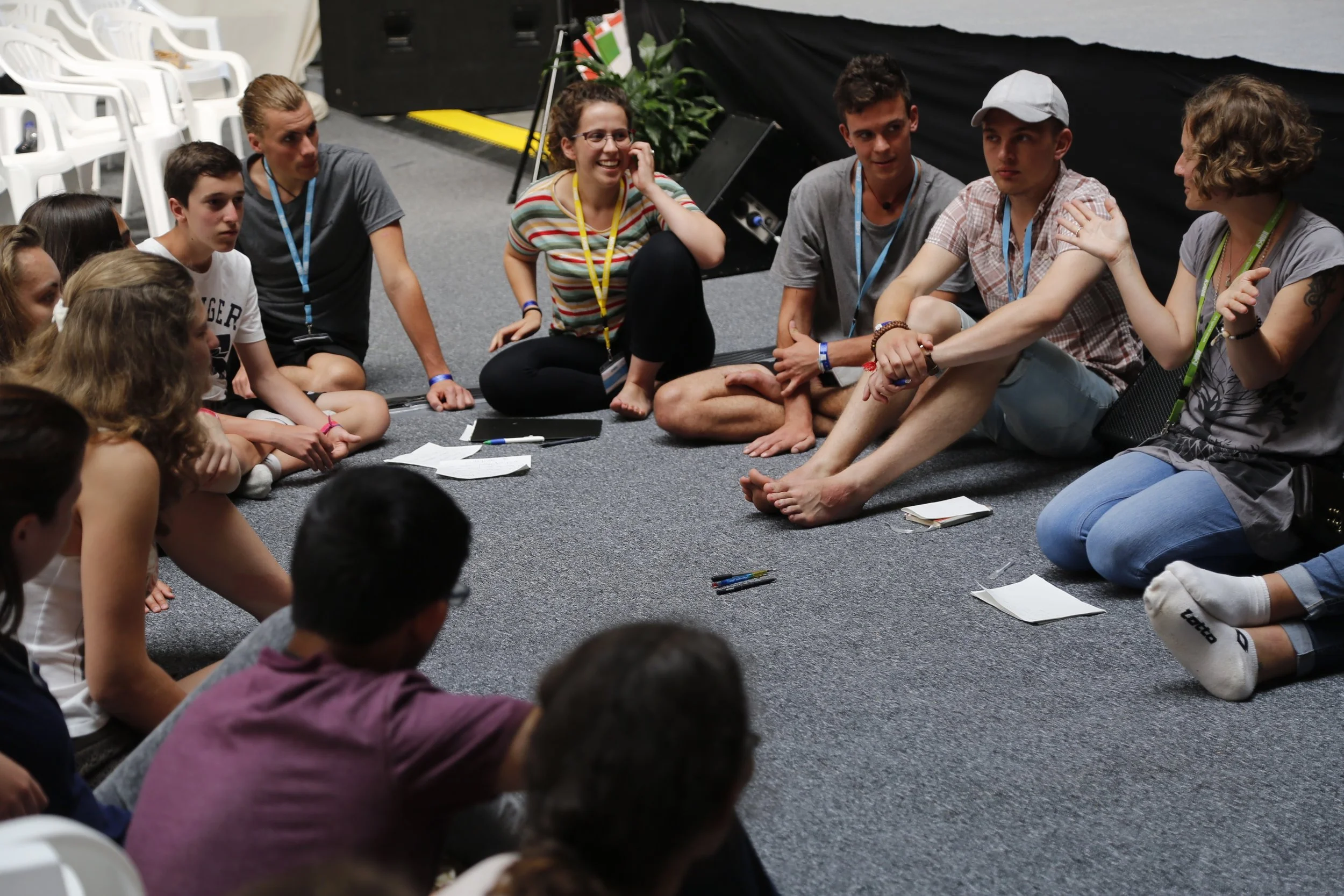 At the AYUDH Summit, we want to ensure there are as many opportunities as possible for intercultural exchange. Sharing Groups provide a space for participants to get to know each other, across country borders and share personal experiences. We hope through this special time set aside for intercultural exchange, youth will be able to deepen their comprehension of the themes of European and Global Citizenship, Sustainable Lifestyles and Peaceful and Nonviolent Societies. Sharing groups will be formally structured into the day, as we believe it is one of the most important group sessions that takes place at the Summit! Activities will be planned for each session and will differ day to day, but don't worry! The activity will be related to the daily theme and ignite talk. There will be a general supervisor and several facilitators per session.