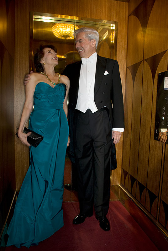  Mario Vargas Llosa &amp; Patricia Llosa, Nobel Prize (Stockholm 2010) 