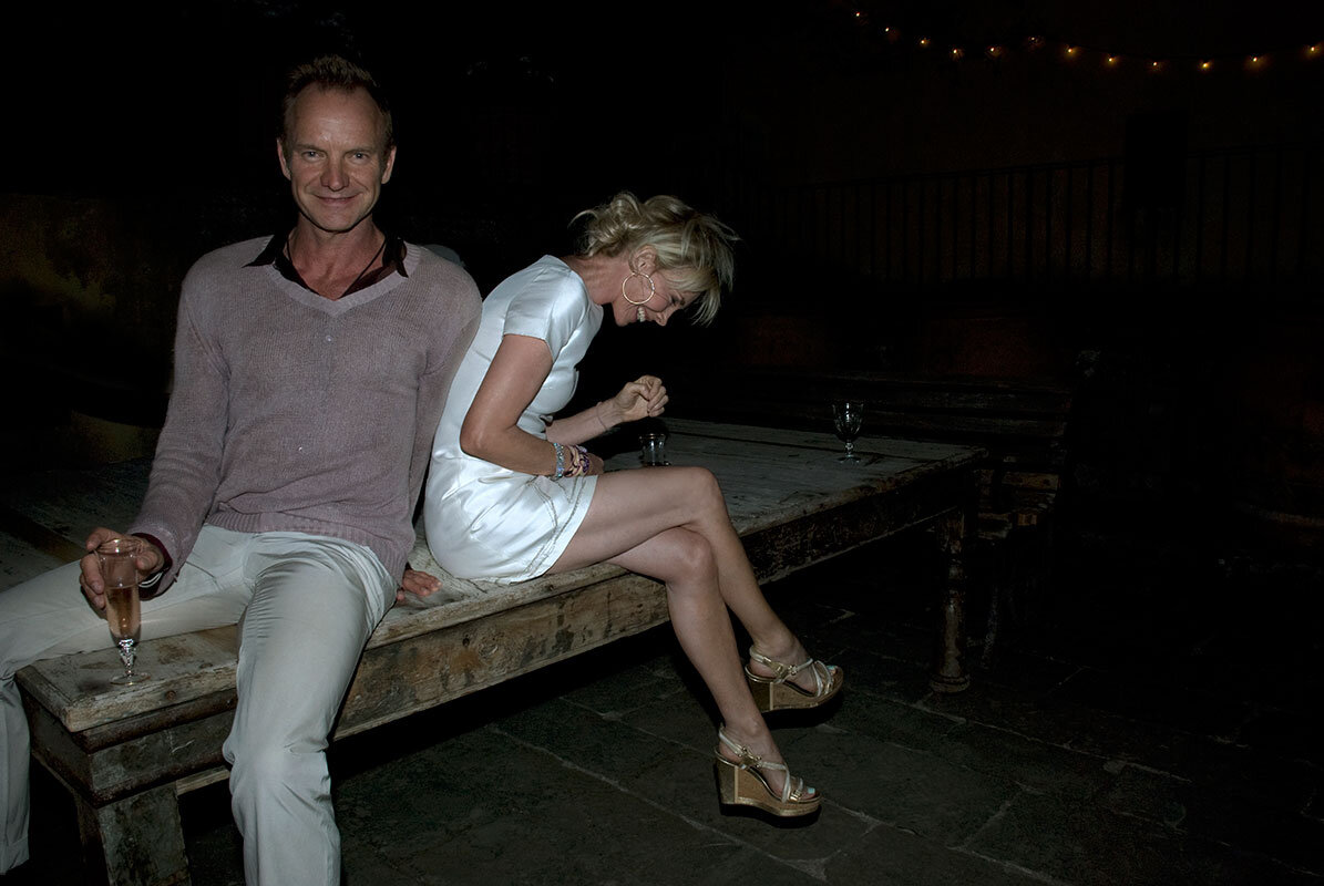   Sting and Trudie  