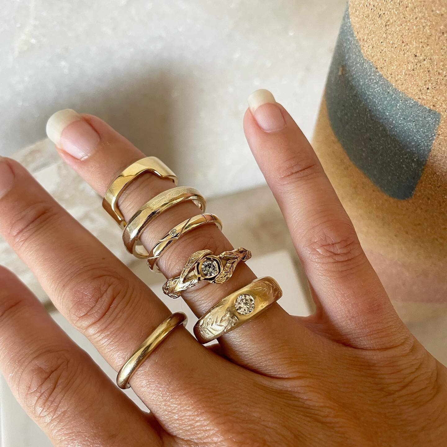 So many delicious rings coming out of the studio this week! Can you spot yours? 

I have added 2 slots only for the 20th august if anyone wants to book in a bespoke appointment to discuss ideas. DM me or head to the appointments page of the website.