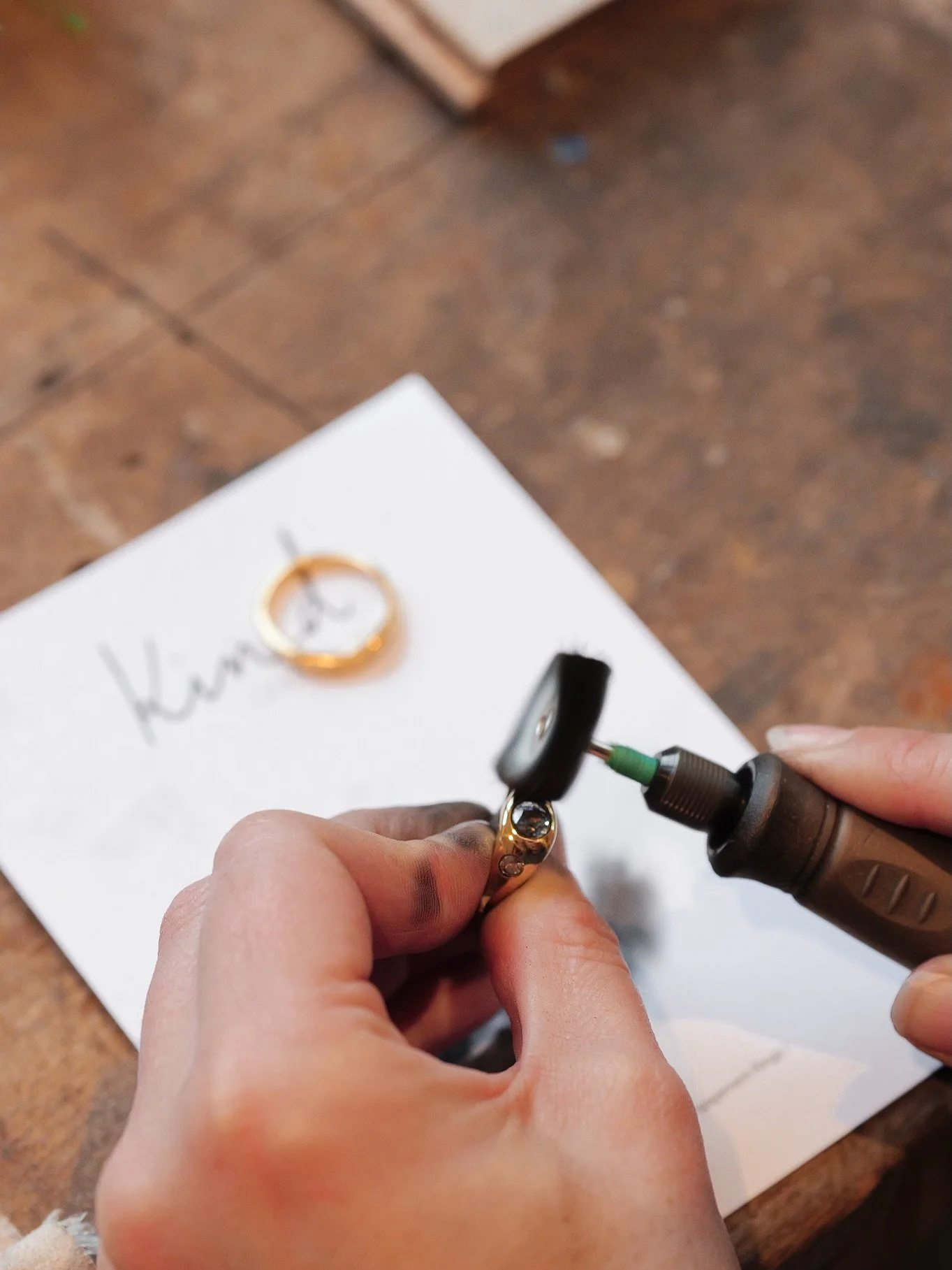 Gold is more than a material to us 🤍 It&rsquo;s something that endures the test of time, and can then be melted and reformed into pieces that carry stories across generations.

That&rsquo;s why we work exclusively with solid precious metals, using r