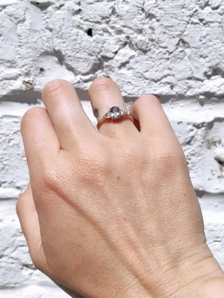 Some pieces just stay with you ✨ 

We made this ring a few years ago, and it&rsquo;s still one we come back to again and again. A beautifully balanced centre stone with soft side diamonds &mdash; timeless, but with its own quiet character.

Proof tha