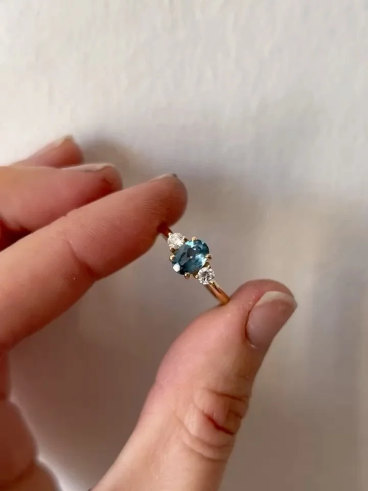 The trilogy ring of our dreams 🩵 

Ready to design a bespoke piece with KIND Collection? Book an appointment online, or send us an email/DM. We&rsquo;d love to create something completely unique, just for you.