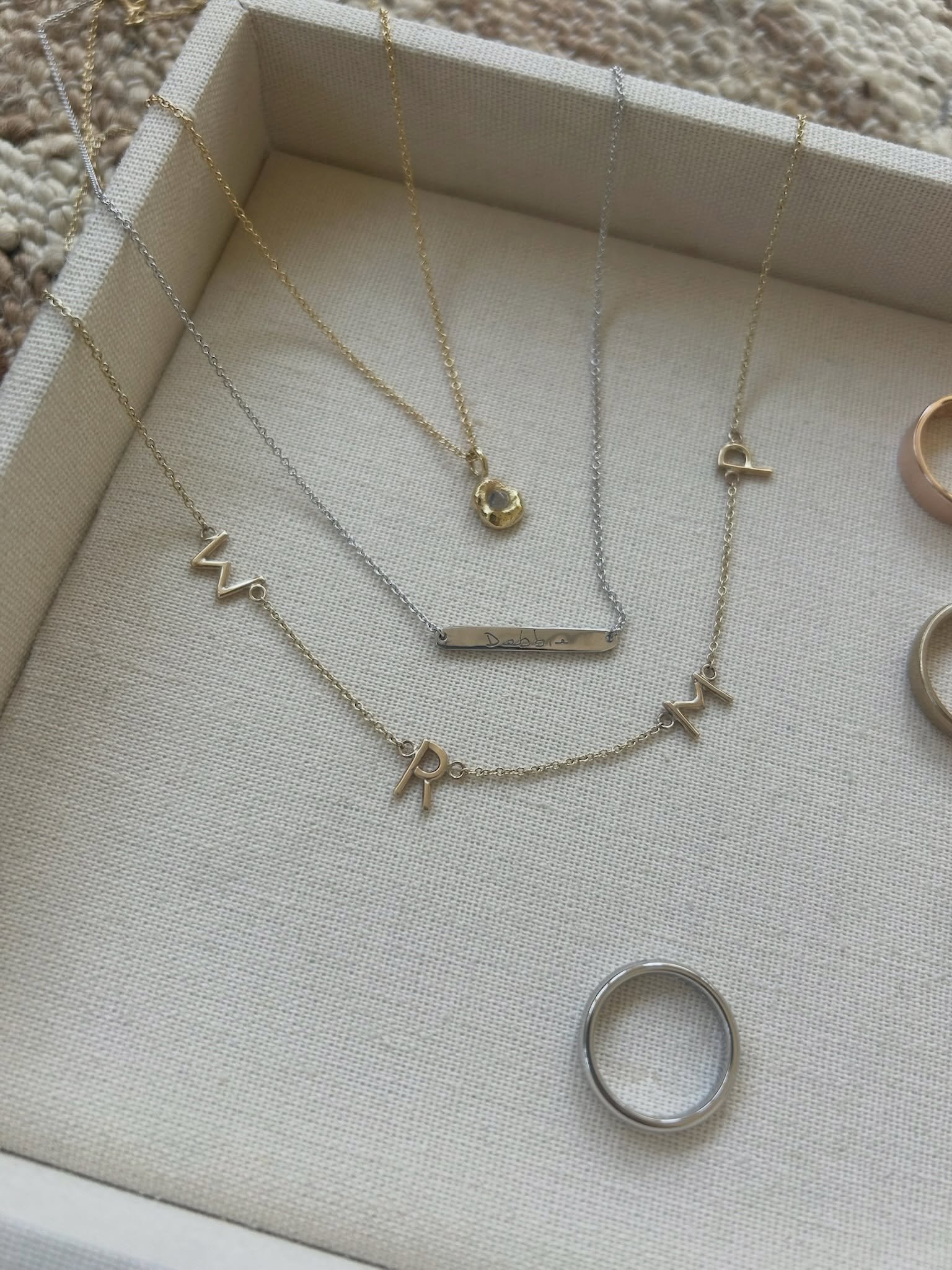 The most precious bespoke necklace, designed to celebrate the people in your life that matter most 🤍

And speaking of; we are currently taking some time away with the ones that we love most, and will be offline from emails and store orders until the