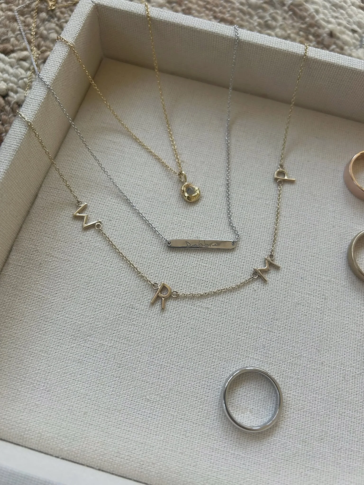 The most precious bespoke necklace, designed to celebrate the people in your life that matter most 🤍

And speaking of; we are currently taking some time away with the ones that we love most, and will be offline from emails and store orders until the