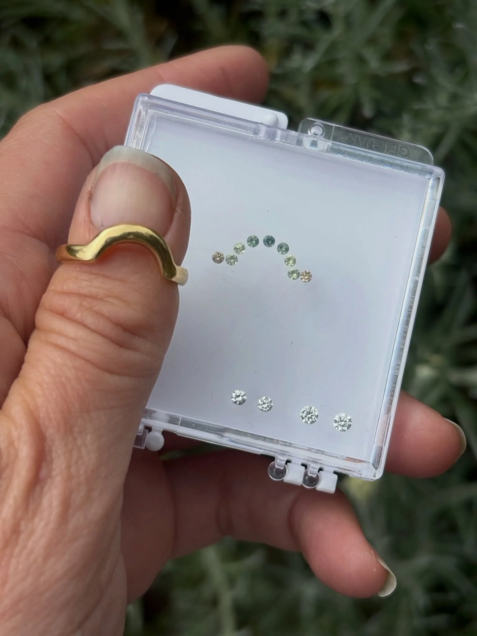 One of our favourite parts of the bespoke process is working alongside our clients to help them discover their dream gemstones 🤍

Choosing your stones is one of the most personal parts of a bespoke commission. Whether each one represents someone spe