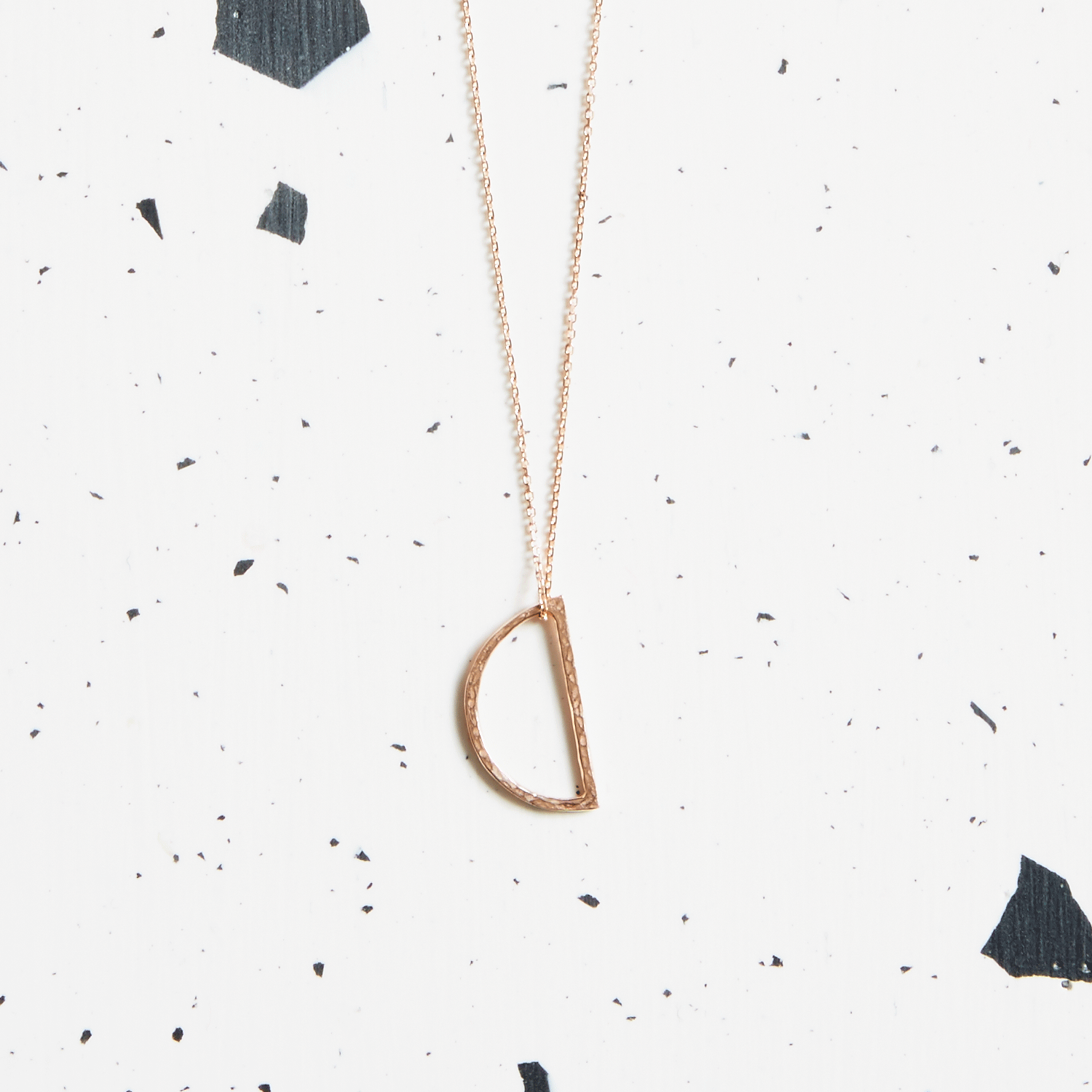 Gold Demi Lune Necklace