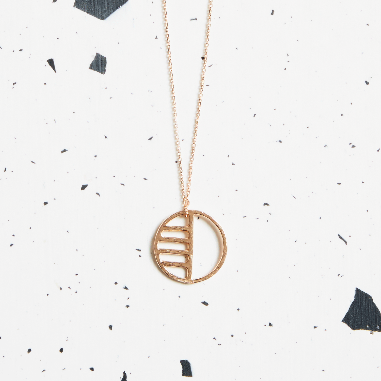 Gold Eclipse Necklace